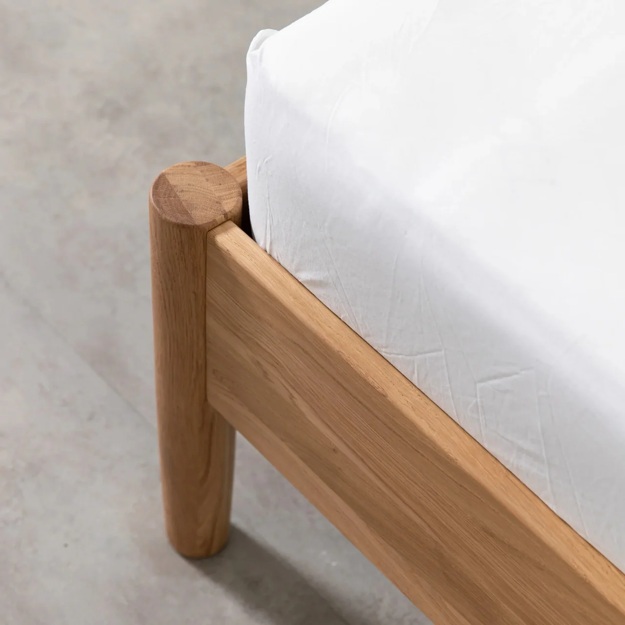 Cama de madera maciza roble AURA | VESKOR - Image 5
