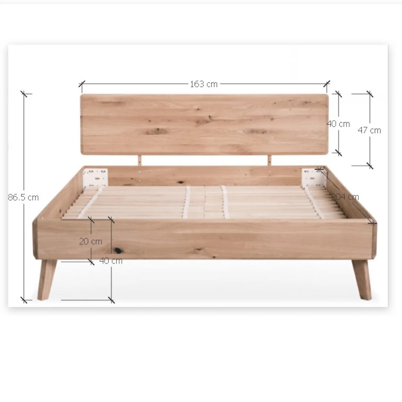 Cama madera maciza de roble SWEDEN | NordicStory - Image 7