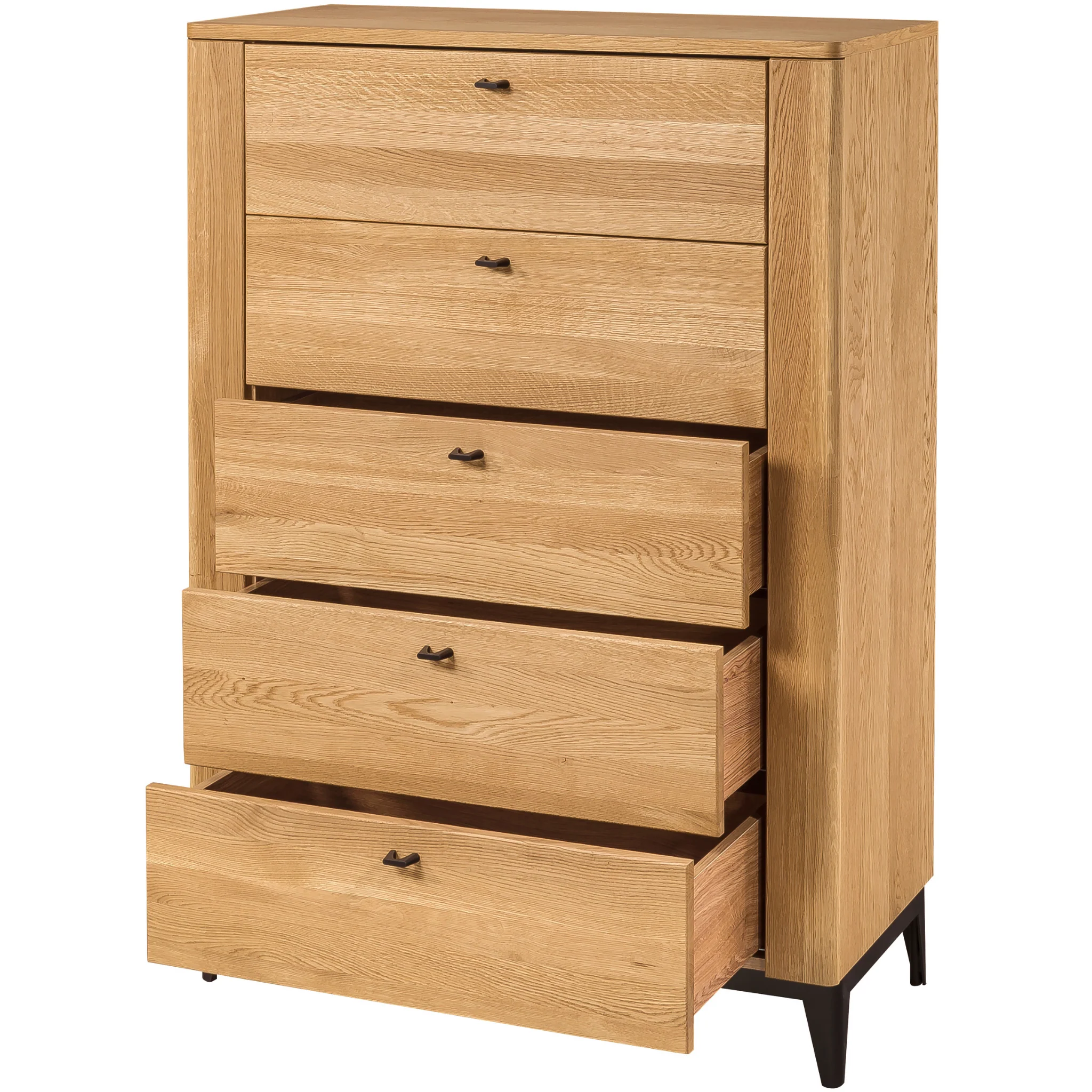 Cómoda de madera roble OPORTO 75 | LoftStory - Image 2