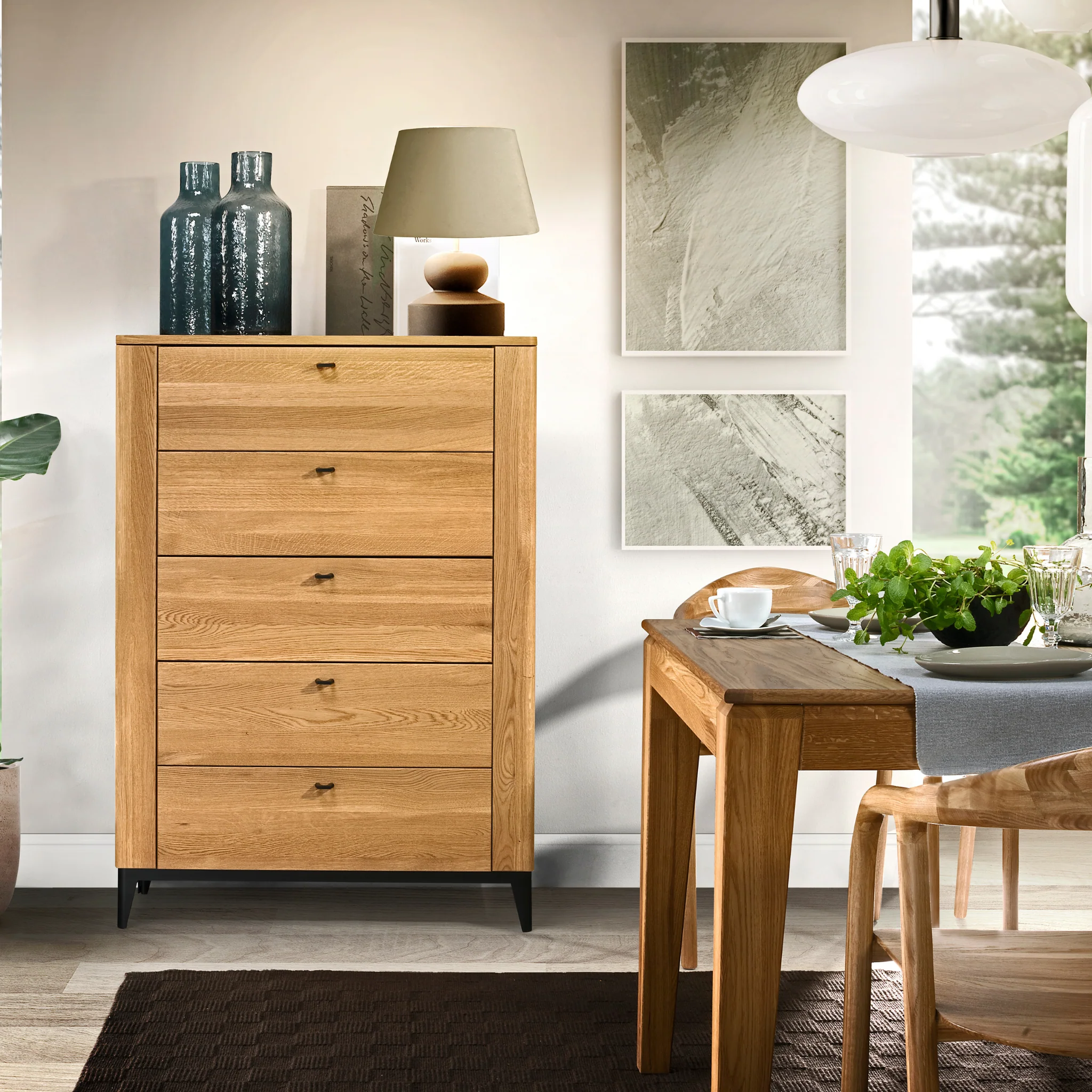 Cómoda de madera roble OPORTO 75 | LoftStory - Image 6