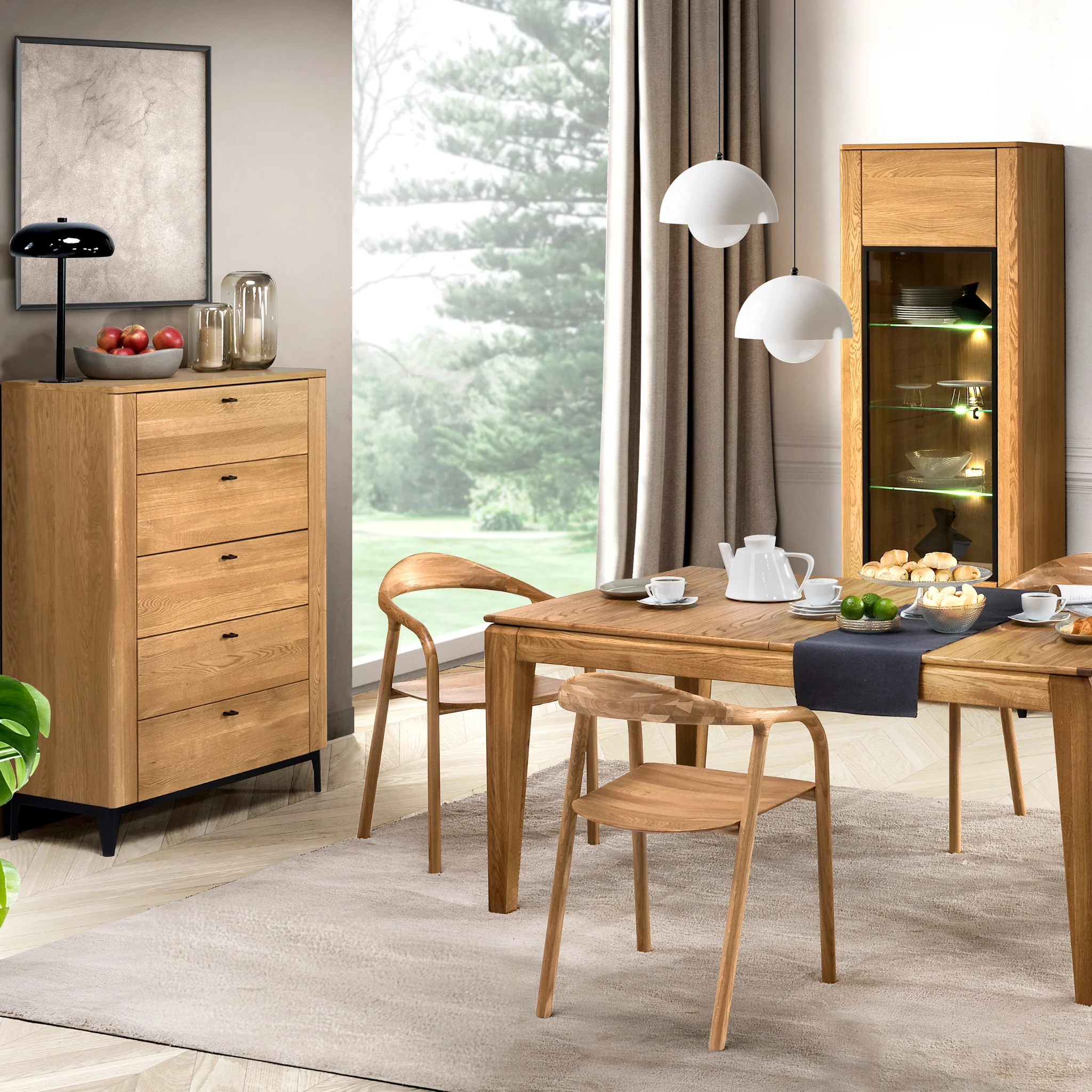 Cómoda de madera roble OPORTO 75 | LoftStory - Image 7