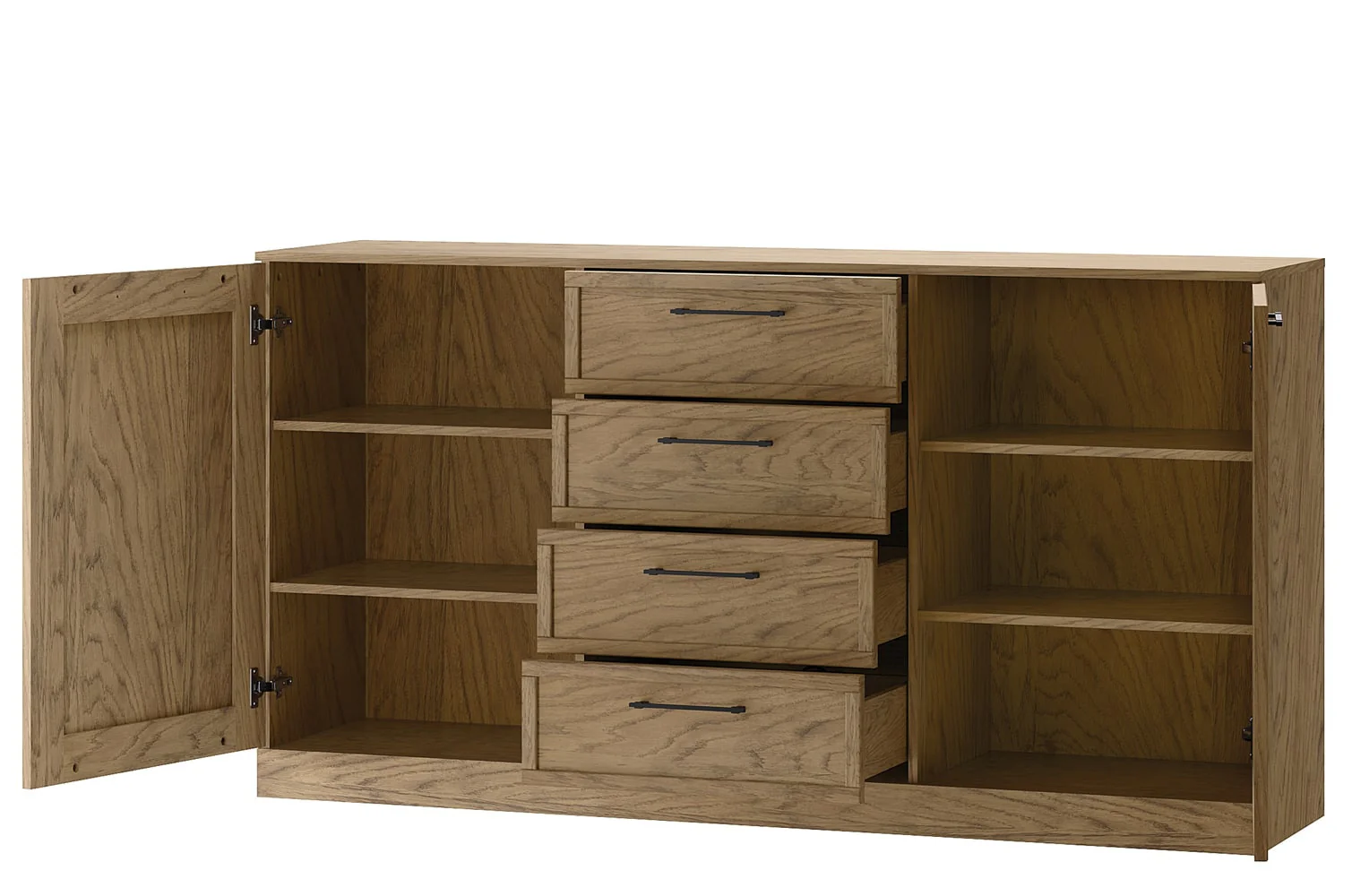 Cómoda de madera roble COZY 47 | LoftStory - Image 3