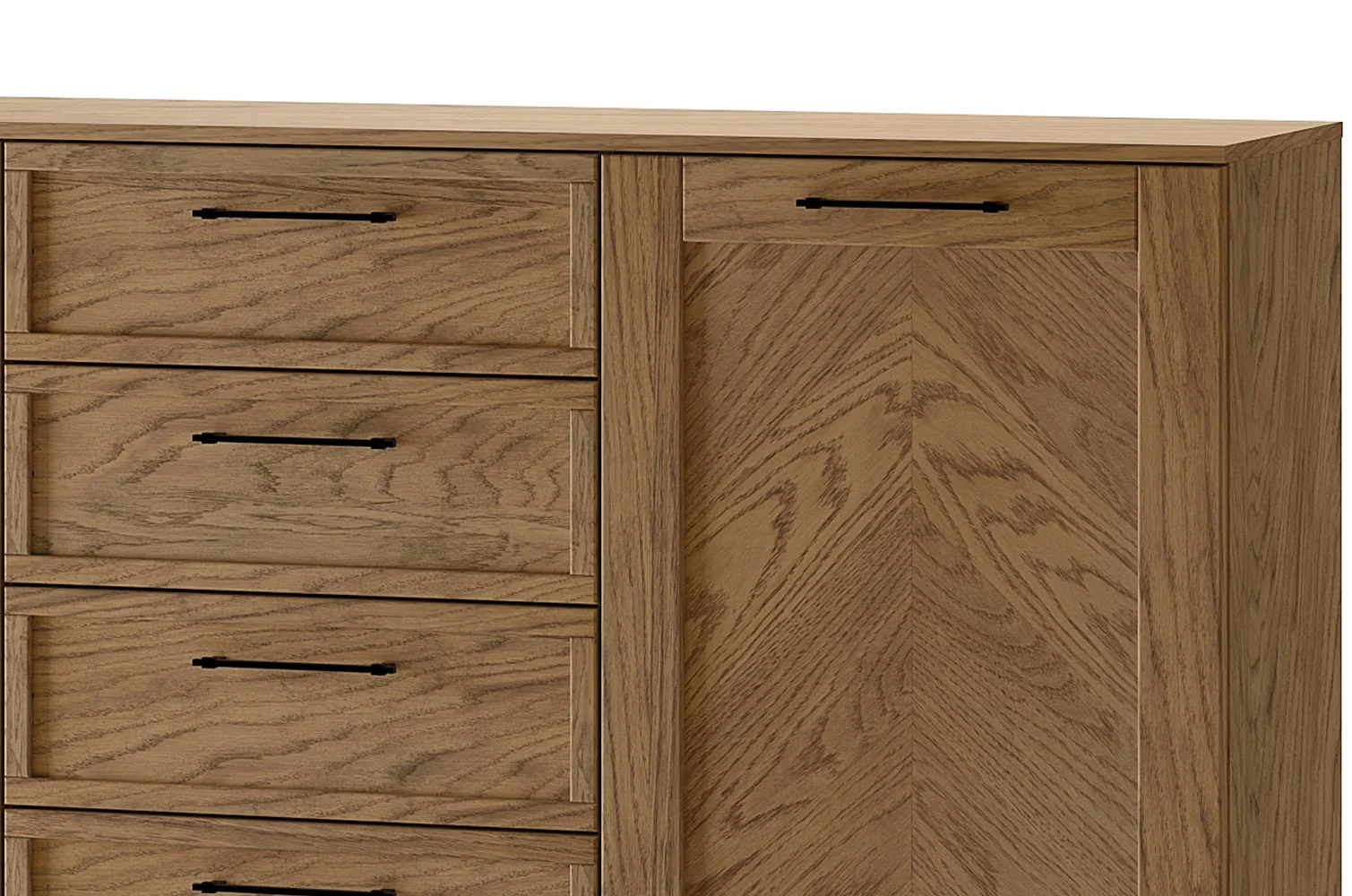 Cómoda de madera roble COZY 47 | LoftStory - Image 4
