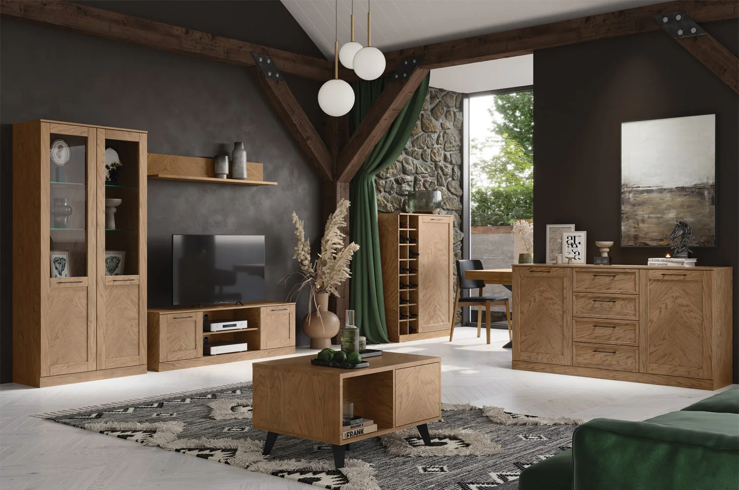 Cómoda de madera roble COZY 47 | LoftStory - Image 8