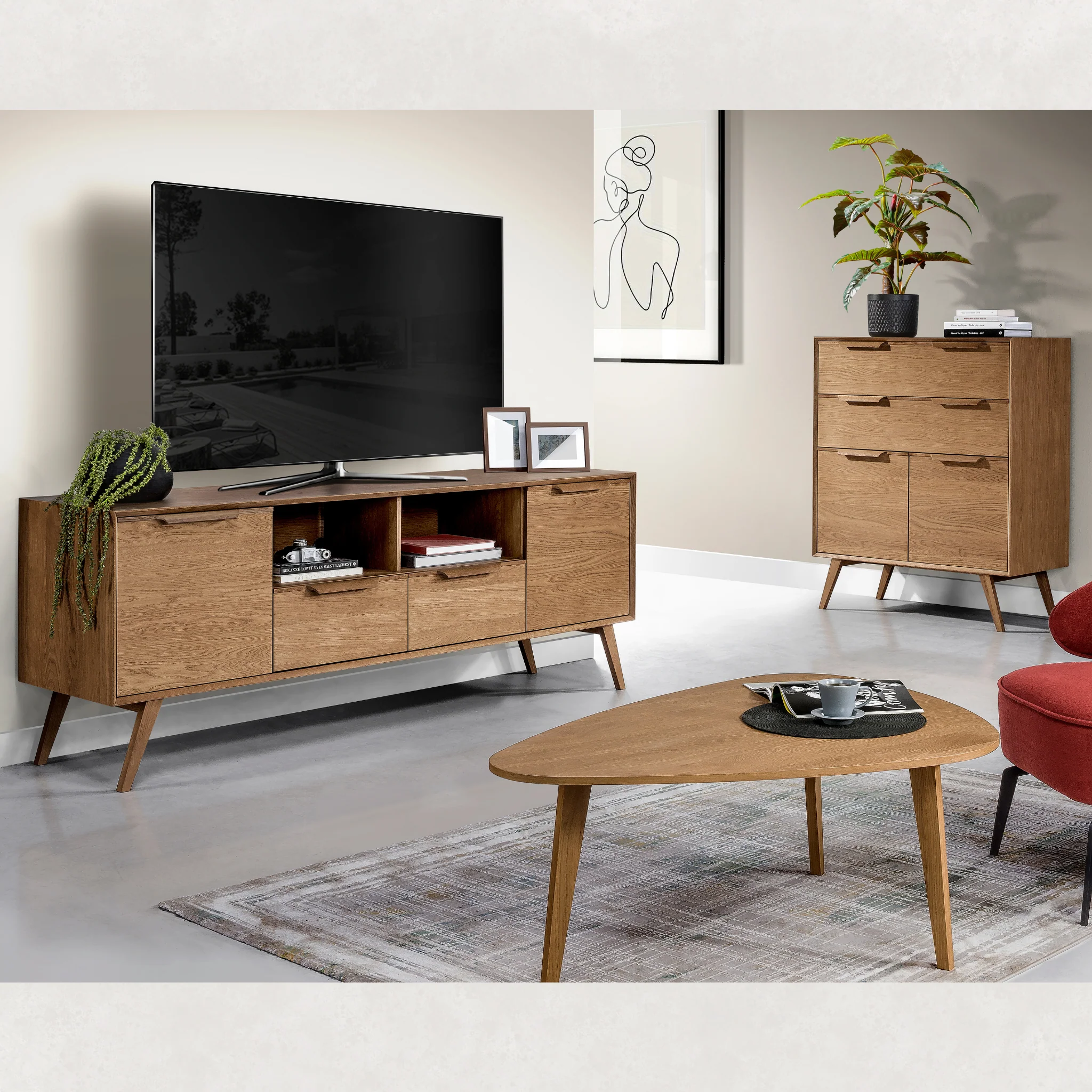 Cómoda de madera roble LEO 15 | LoftStory - Image 5