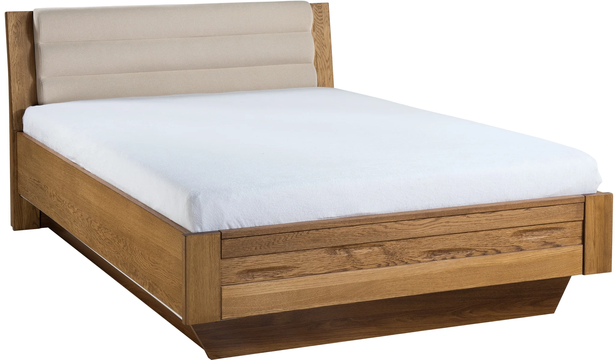 Cama elevable de madera de roble rústico VELVET 74 | LoftStory - Image 7