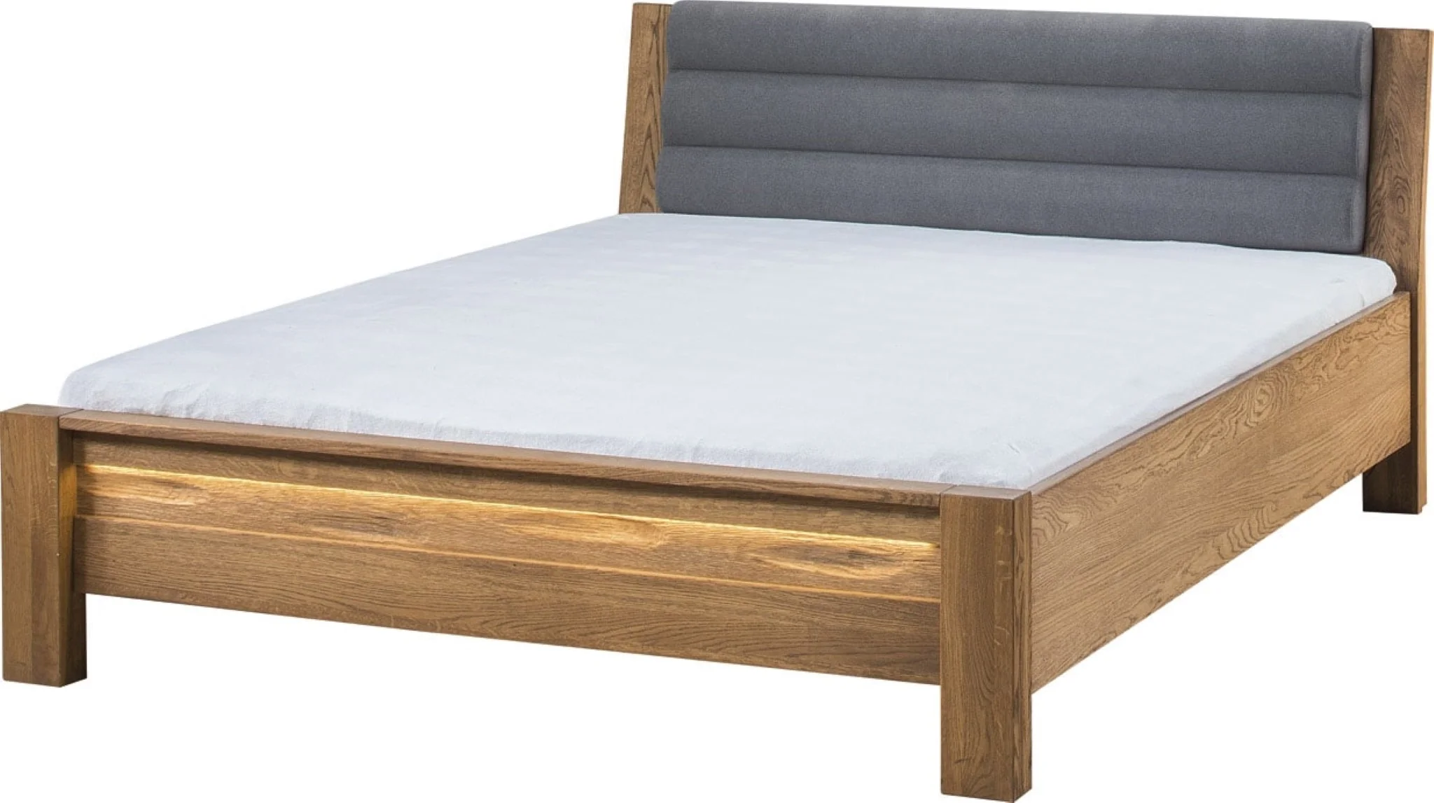 Estructura de cama madera de roble rústico VELVET 76 | LoftStory - Image 4