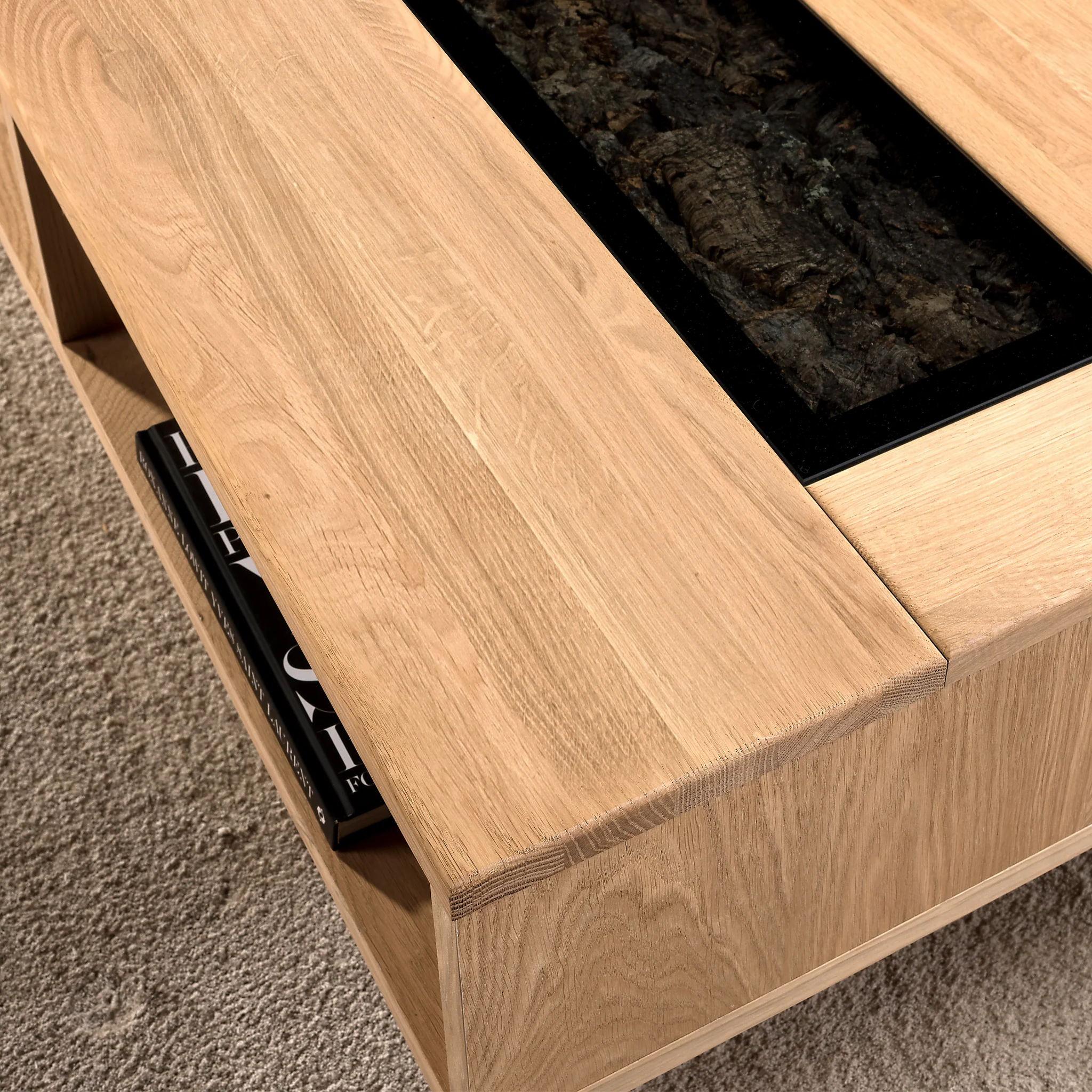 Mesa de centro de madera roble NAPOLI 41 | LoftStory - Image 2