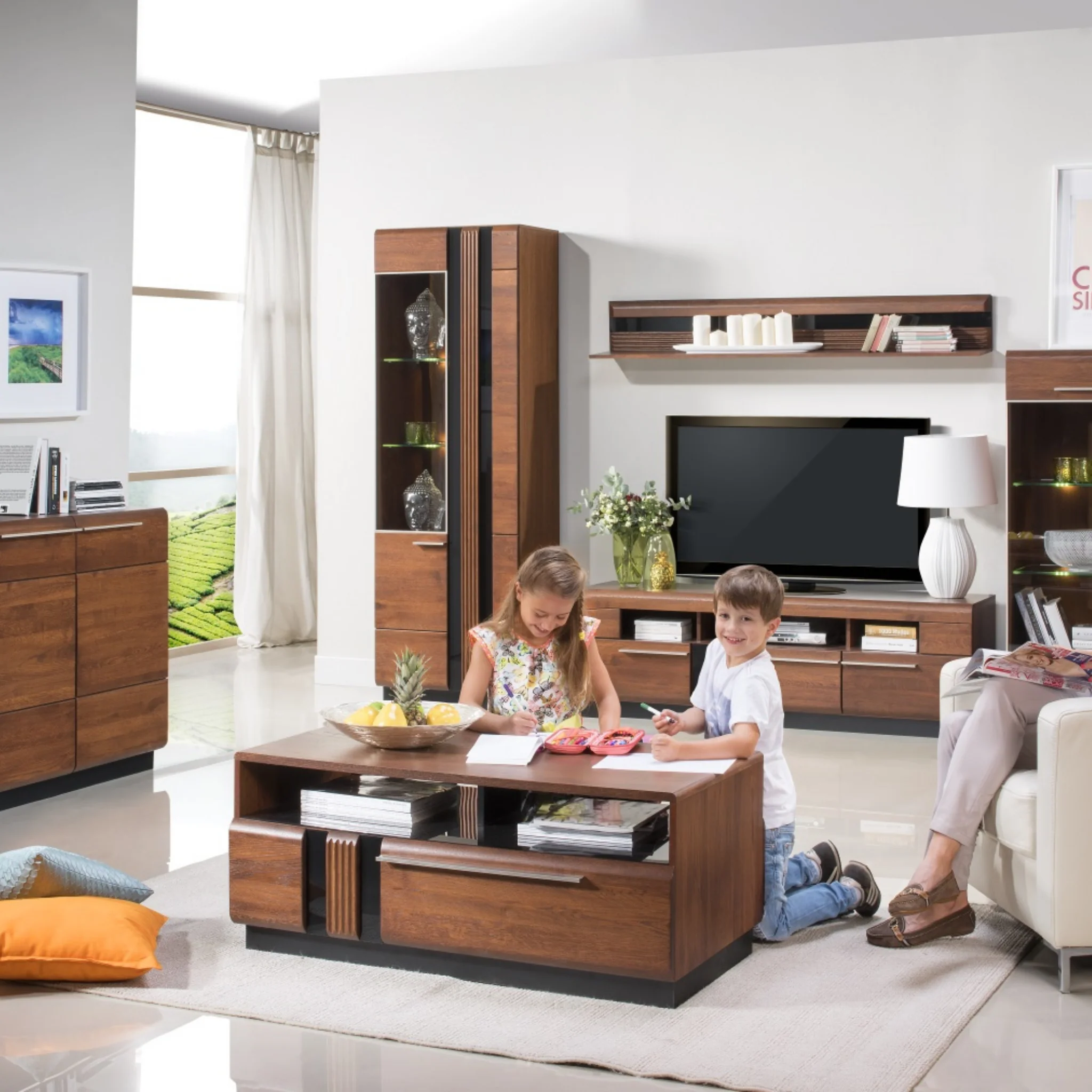Mesa de centro de madera roble PORTI 41 | LoftStory - Image 3