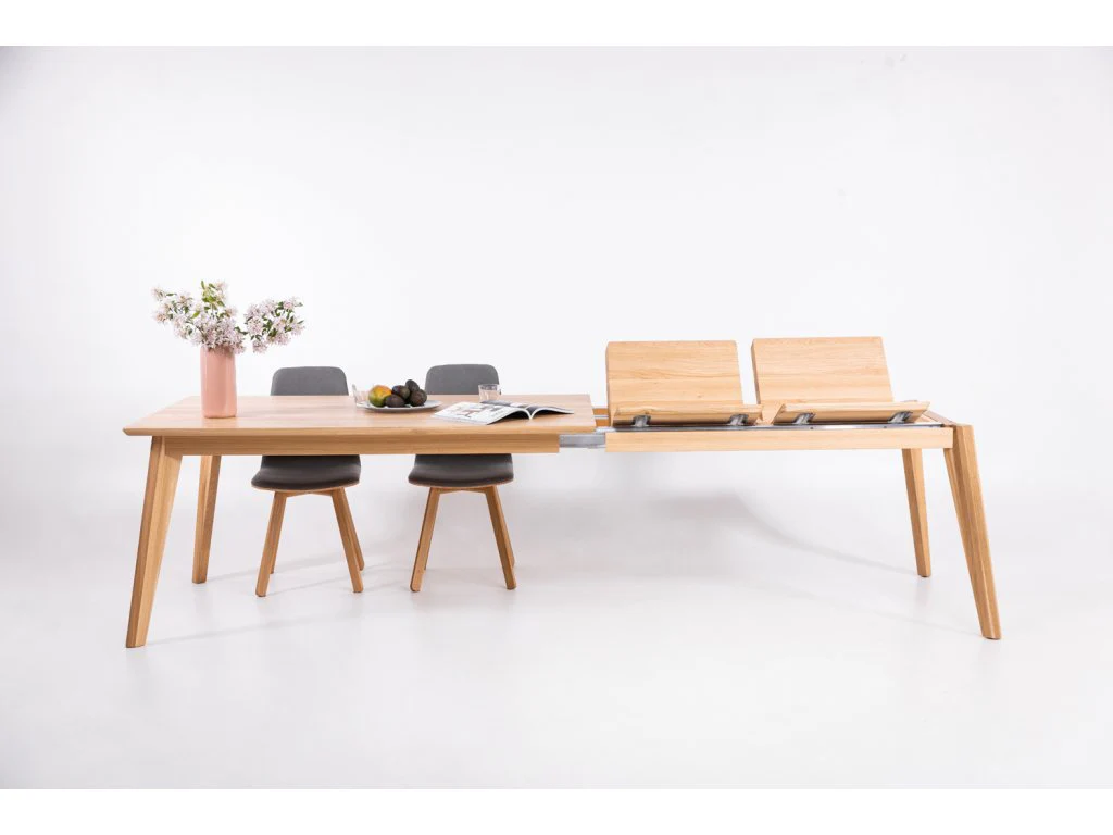 Mesa de comedor extensible madera maciza haya o roble KAMBIO 2 | VESKOR - Image 3