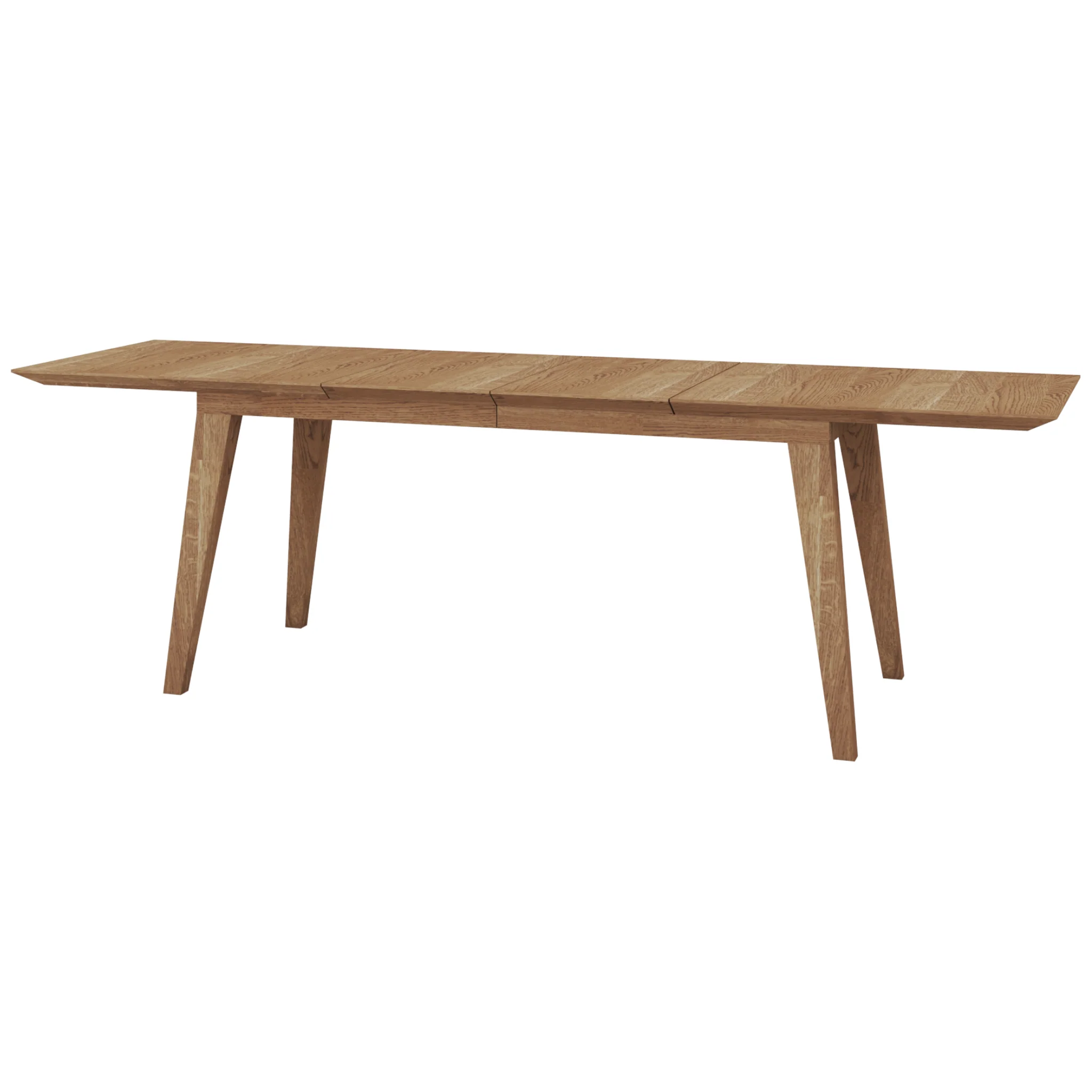 Mesa de comedor extensible de madera roble LEO 40 | LoftStory - Image 2