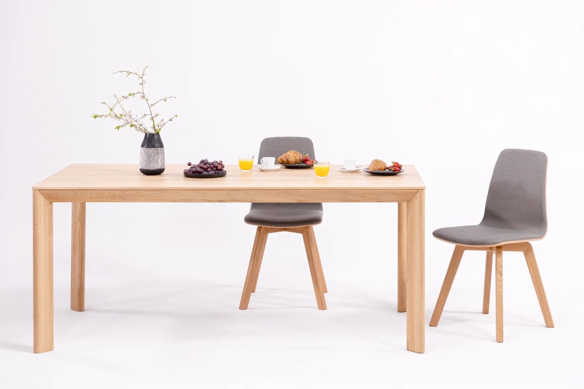 Mesa de comedor extensible madera maciza DITA | VESKOR - Image 5