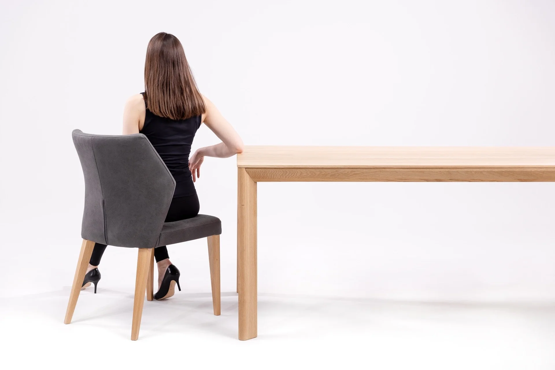 Mesa de comedor extensible madera maciza DITA | VESKOR - Image 8