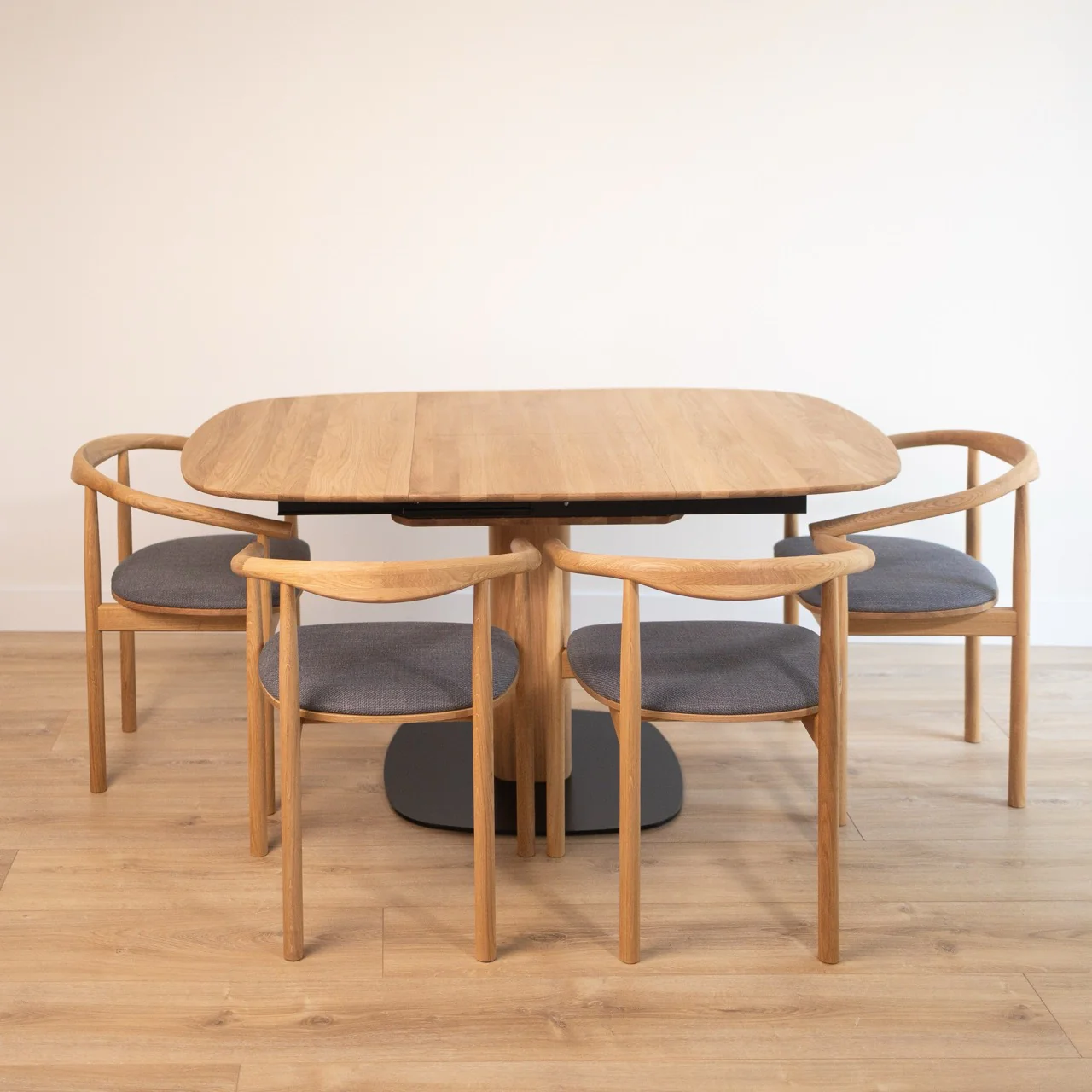 Mesa de comedor extensible madera maciza LUNA | VESKOR - Image 10