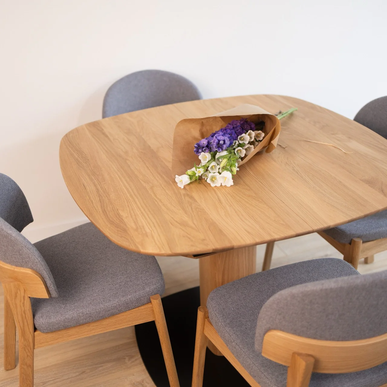 Mesa de comedor extensible madera maciza LUNA | VESKOR - Image 13