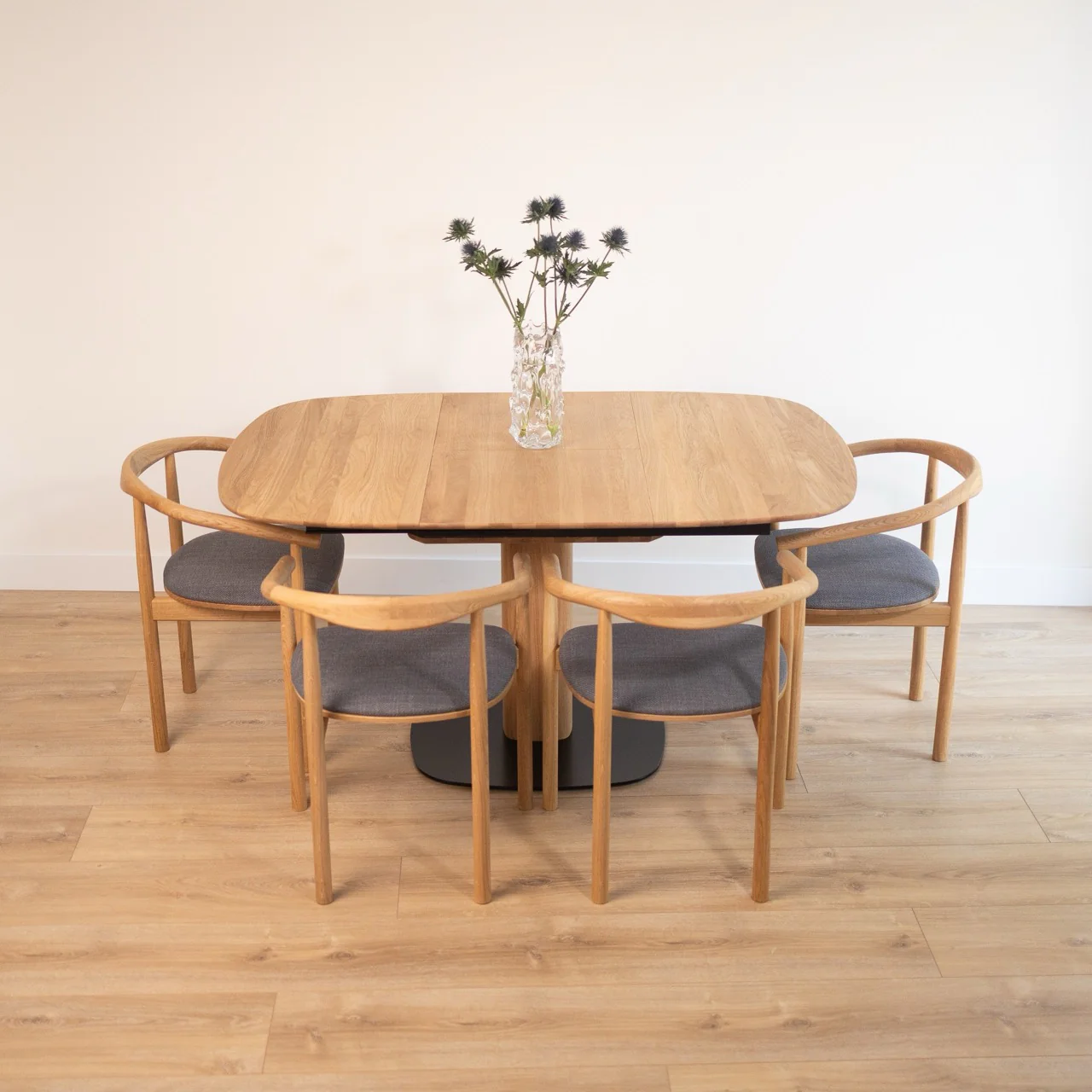 Mesa de comedor extensible madera maciza LUNA | VESKOR - Image 8
