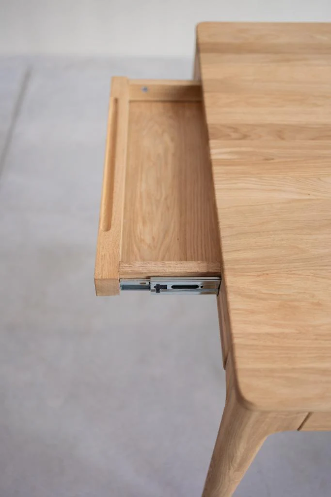 Mesa de comedor extensible de madera maciza de roble BERGAMO | NordicStory - Image 12