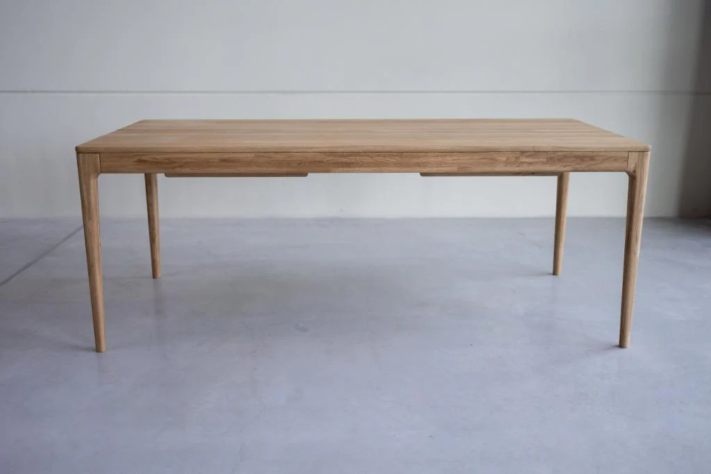 Mesa de comedor extensible de madera maciza de roble BERGAMO | NordicStory - Image 16