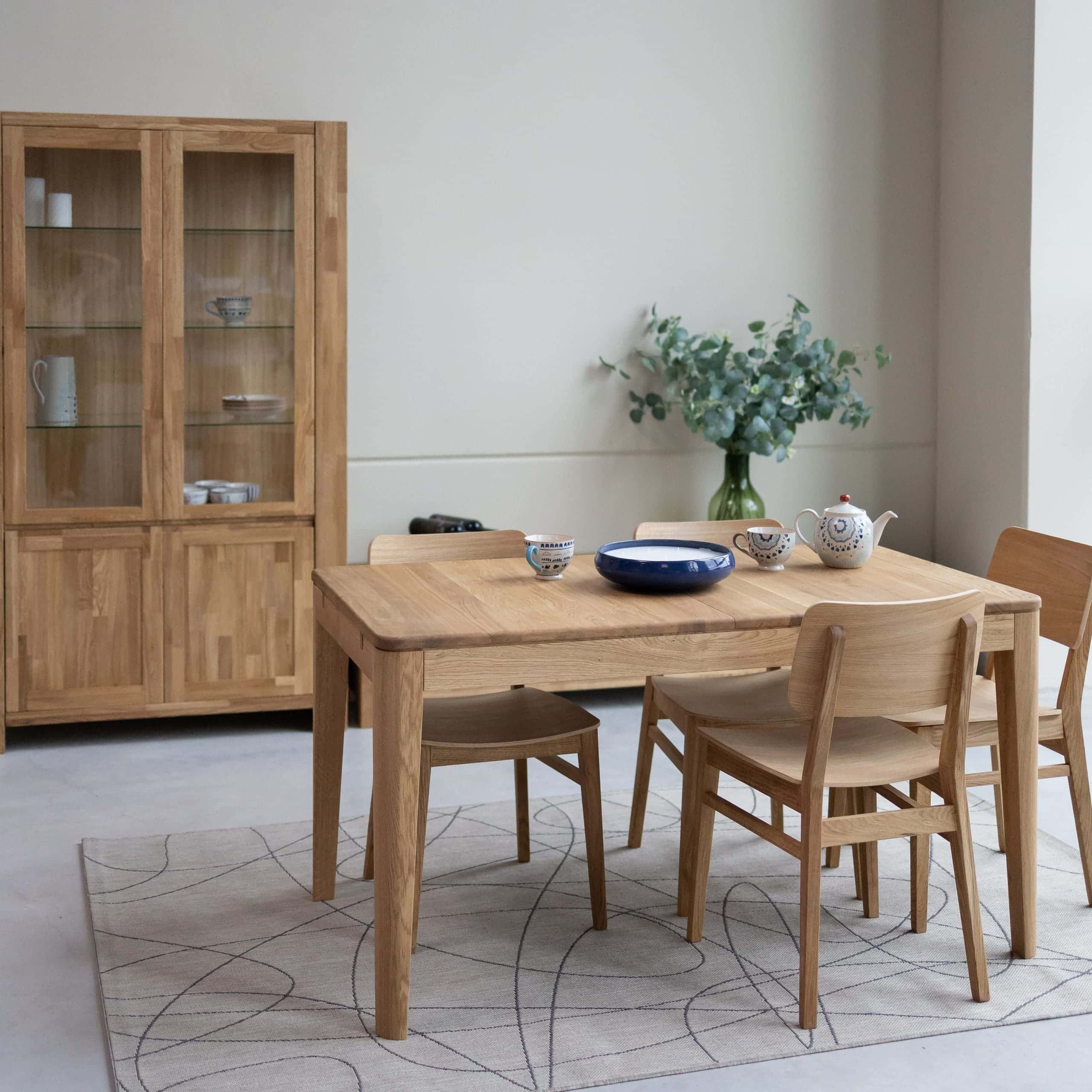 Mesa de comedor extensible de madera maciza roble KODAMA | NordicStory - Image 19