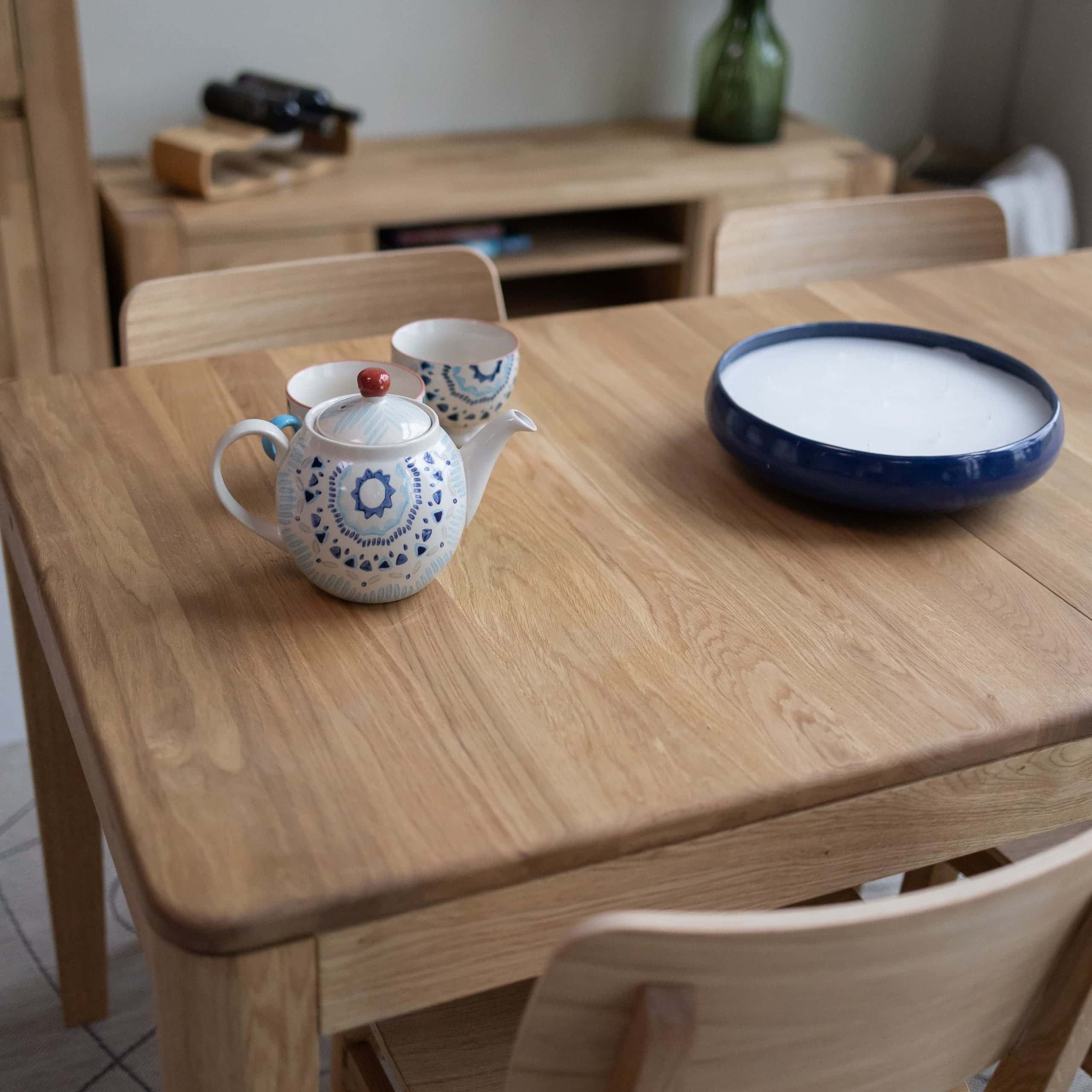 Mesa de comedor extensible de madera maciza roble KODAMA | NordicStory - Image 24