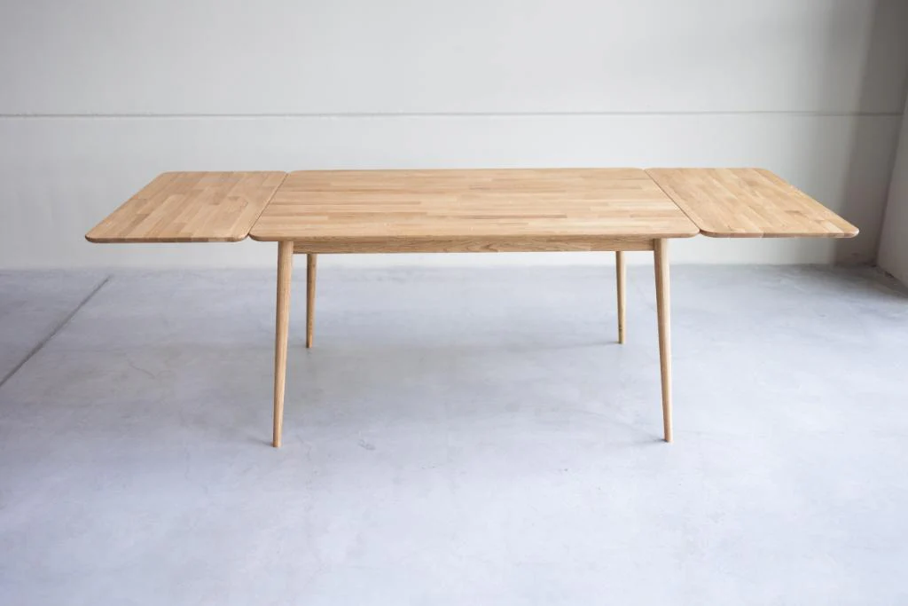 Mesa de comedor extensible de madera maciza de roble MALMO 2 | NordicStory - Image 15