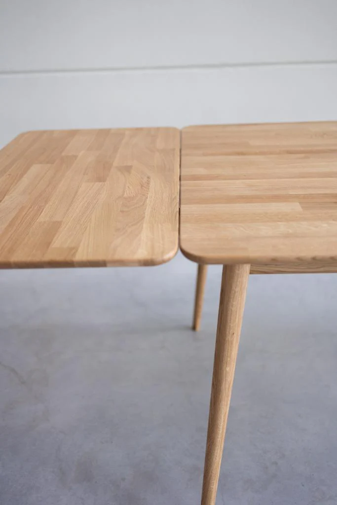 Mesa de comedor extensible de madera maciza de roble MALMO 2 | NordicStory - Image 17