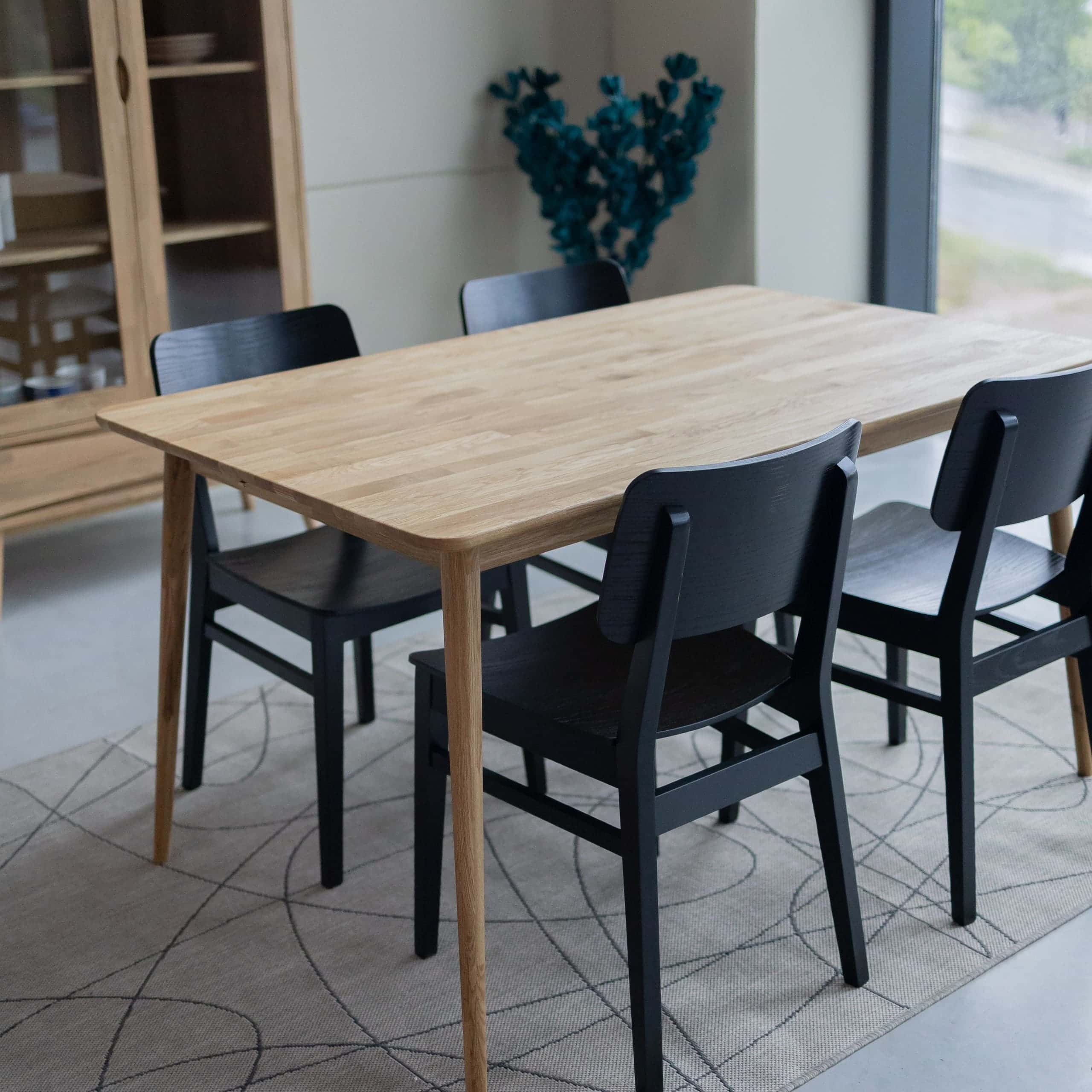 Mesa de comedor extensible de madera maciza de roble MALMO 2 | NordicStory - Image 5