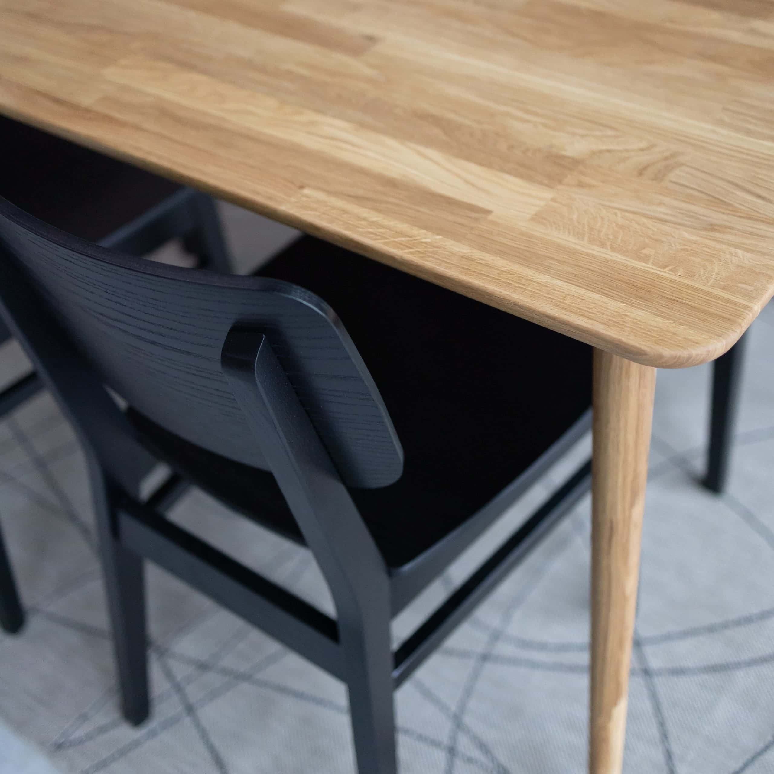 Mesa de comedor extensible de madera maciza de roble MALMO 2 | NordicStory - Image 6