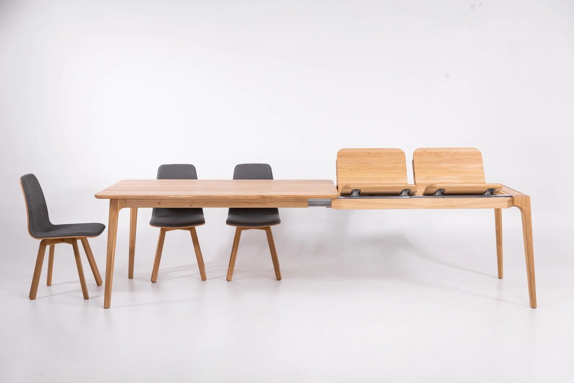 Mesa de comedor extensible madera maciza TOKIO | VESKOR