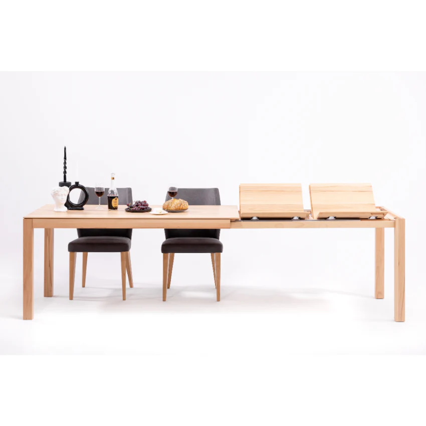 Mesa de comedor extensible madera maciza VERDI | VESKOR
