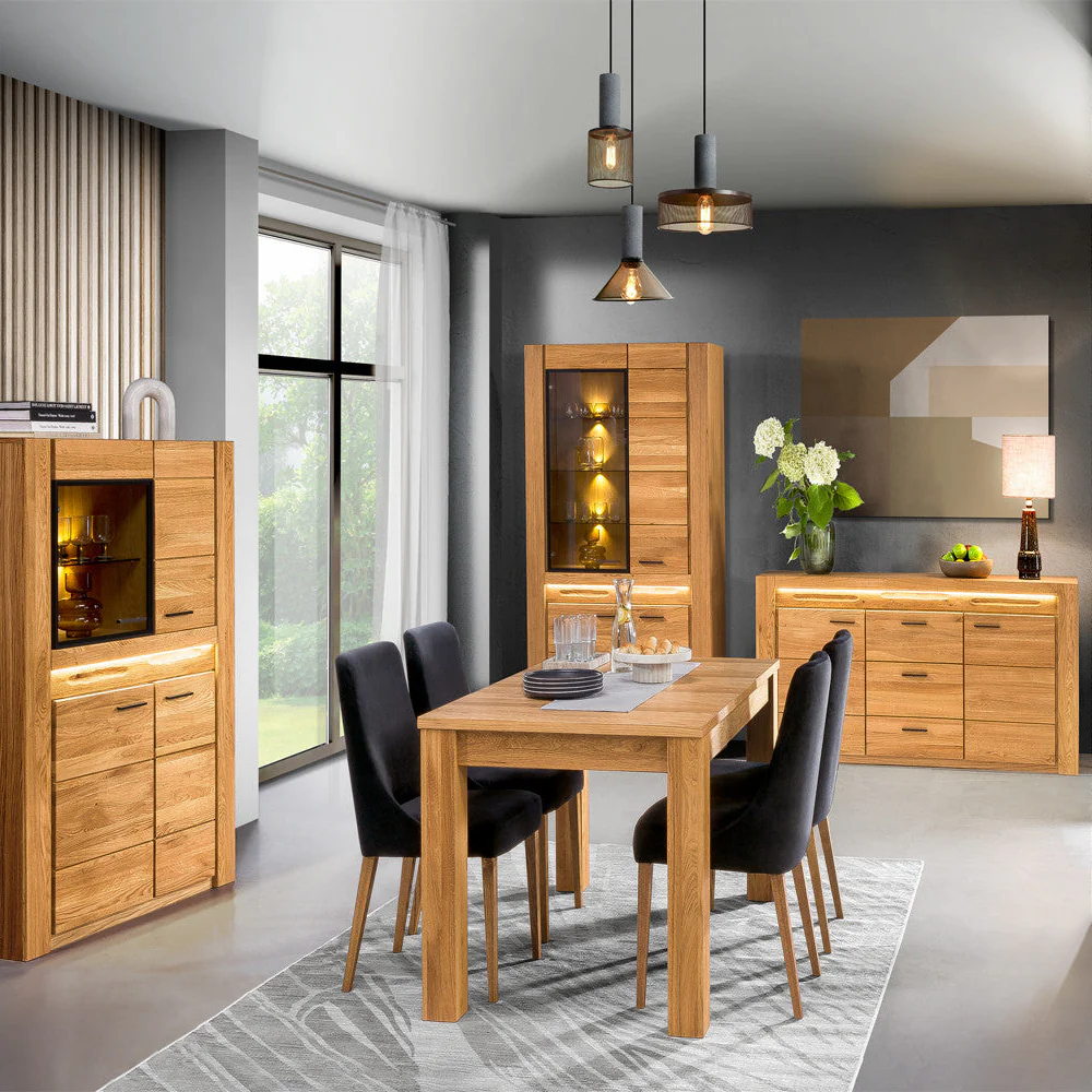 Mesa de comedor extensible madera de roble VELVET 40 | LoftStory - Image 10
