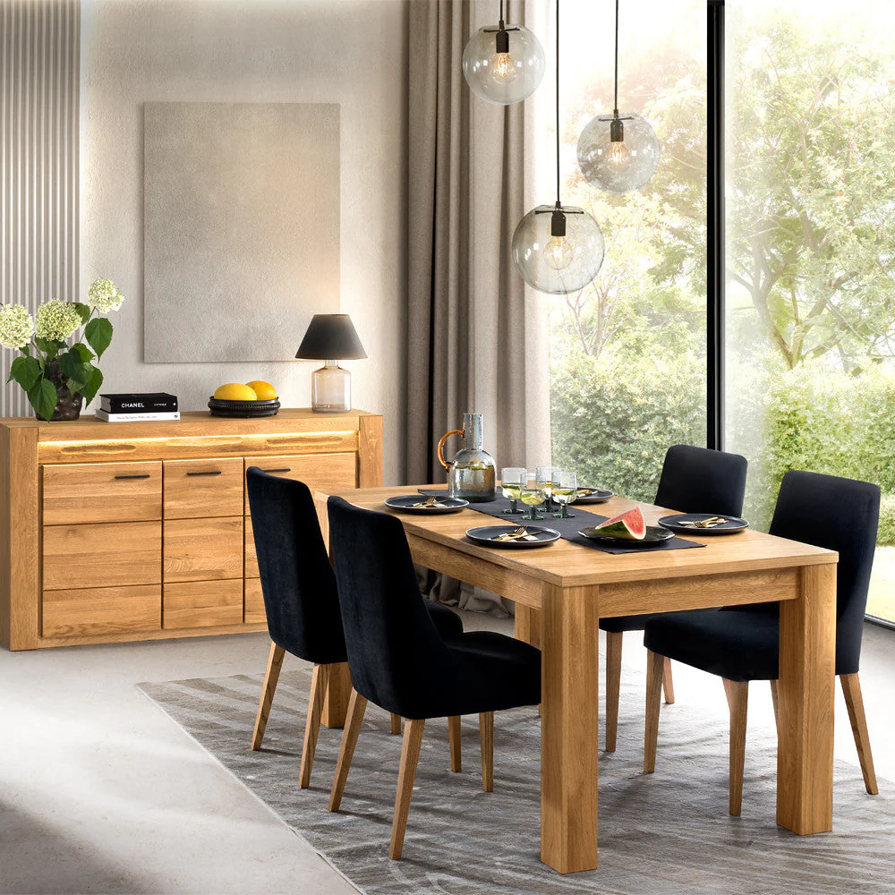 Mesa de comedor extensible madera de roble VELVET 40 | LoftStory - Image 7