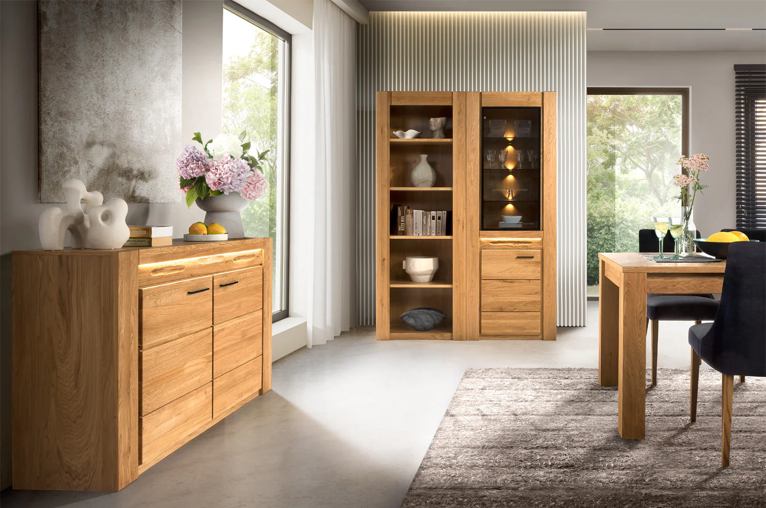Mesa de comedor extensible madera de roble VELVET 40 | LoftStory - Image 8