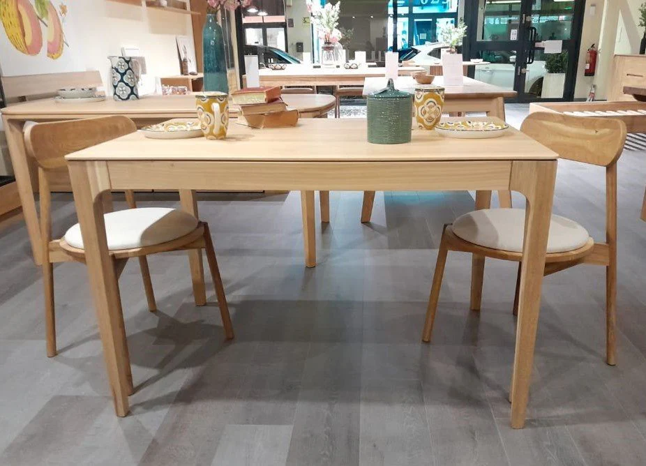 Mesa de comedor fija madera maciza CREATIV | VESKOR - Image 10