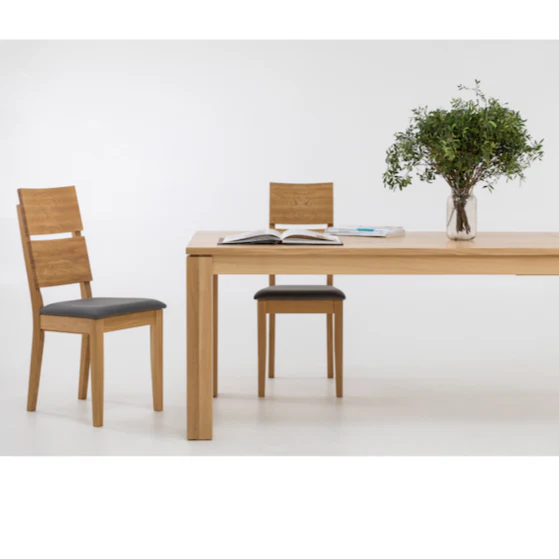 Mesa de comedor fija madera maciza LUX 2020 | VESKOR - Image 3