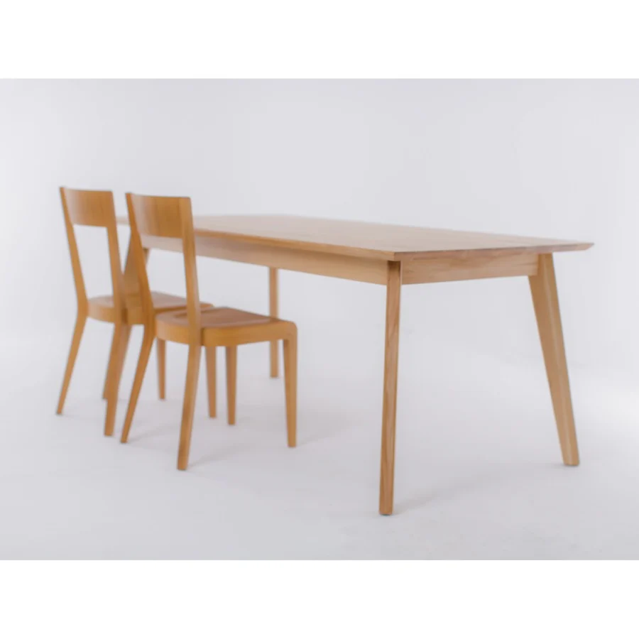 Mesa de comedor fija madera maciza PREMIER | VESKOR