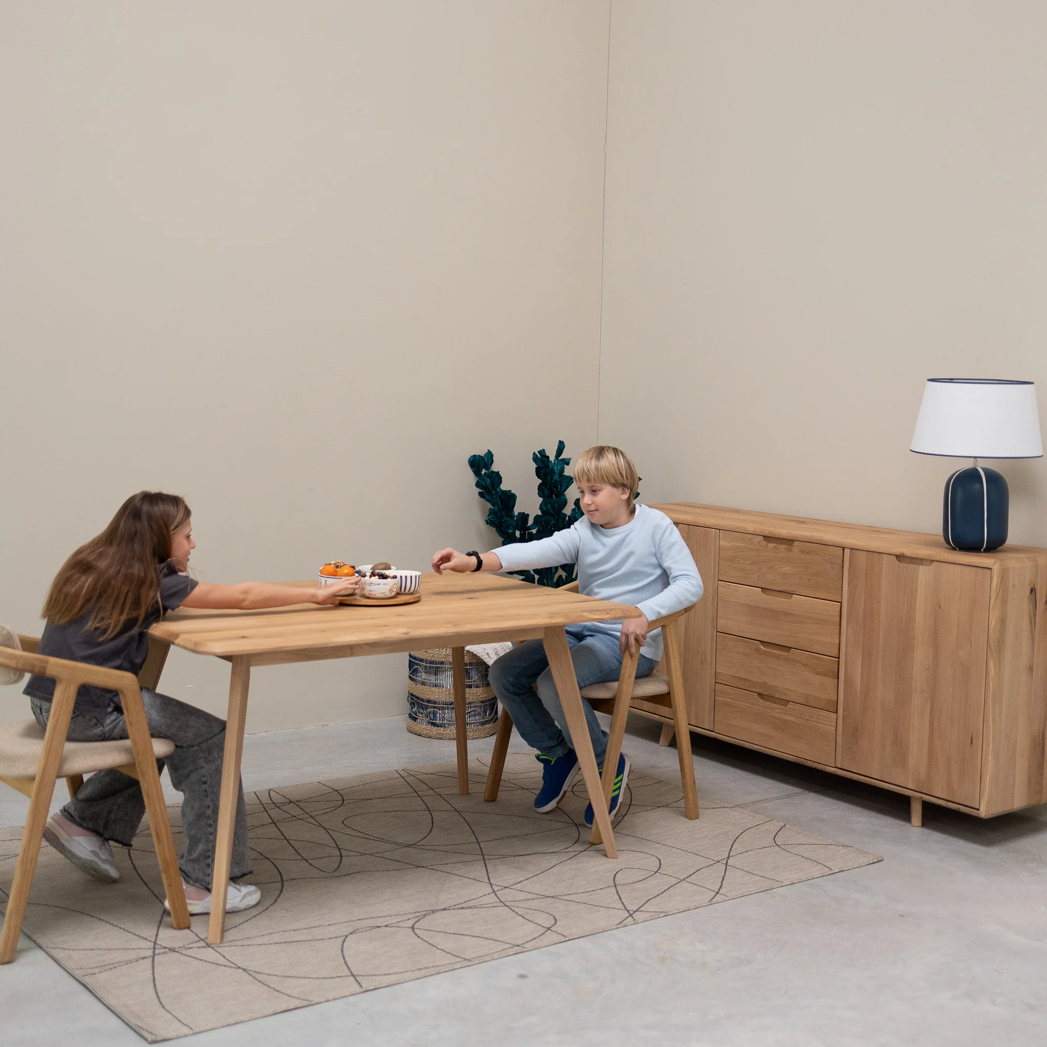 Mesa de comedor fija madera maciza SWEDEN | NordicStory - Image 10