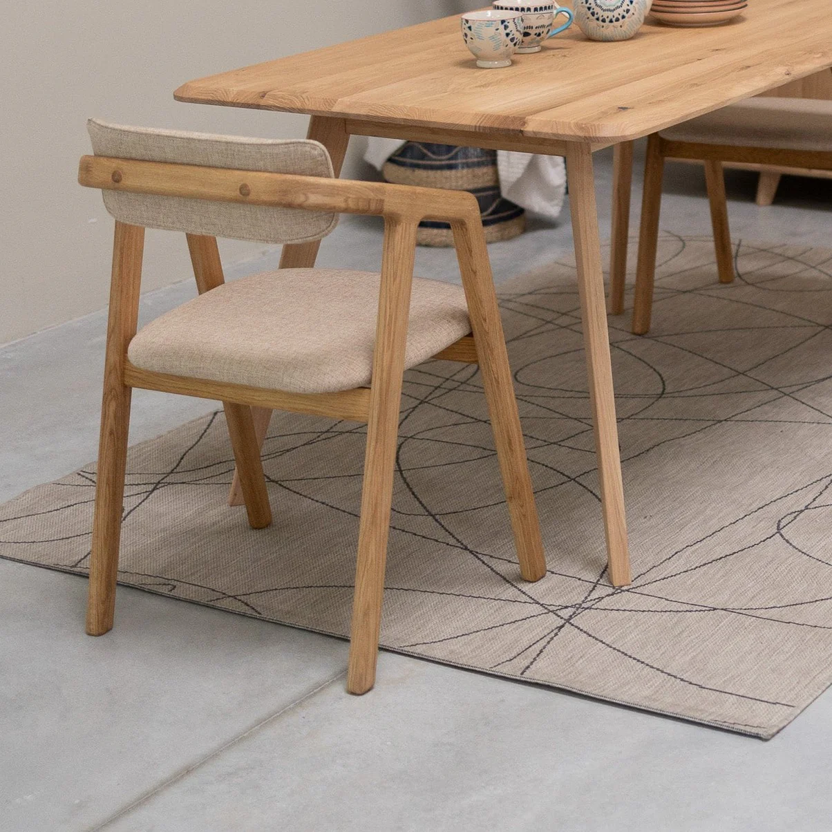 Mesa de comedor fija madera maciza SWEDEN | NordicStory - Image 11
