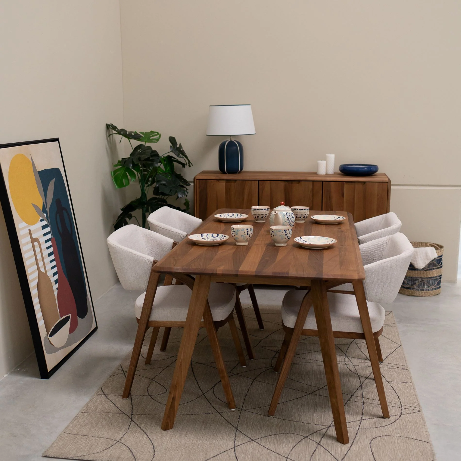Mesa de comedor fija madera maciza SWEDEN | NordicStory - Image 3
