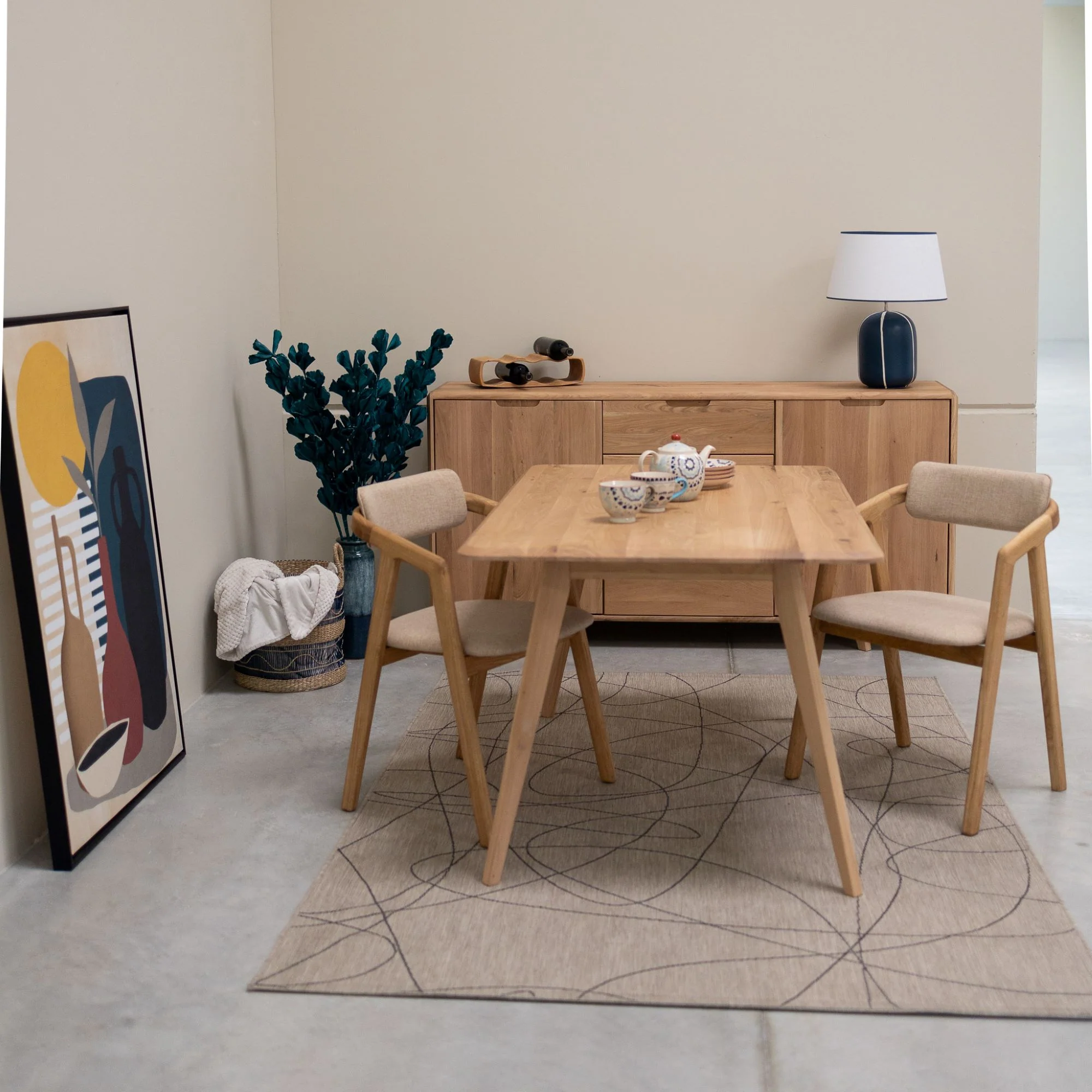 Mesa de comedor fija madera maciza SWEDEN | NordicStory - Image 6