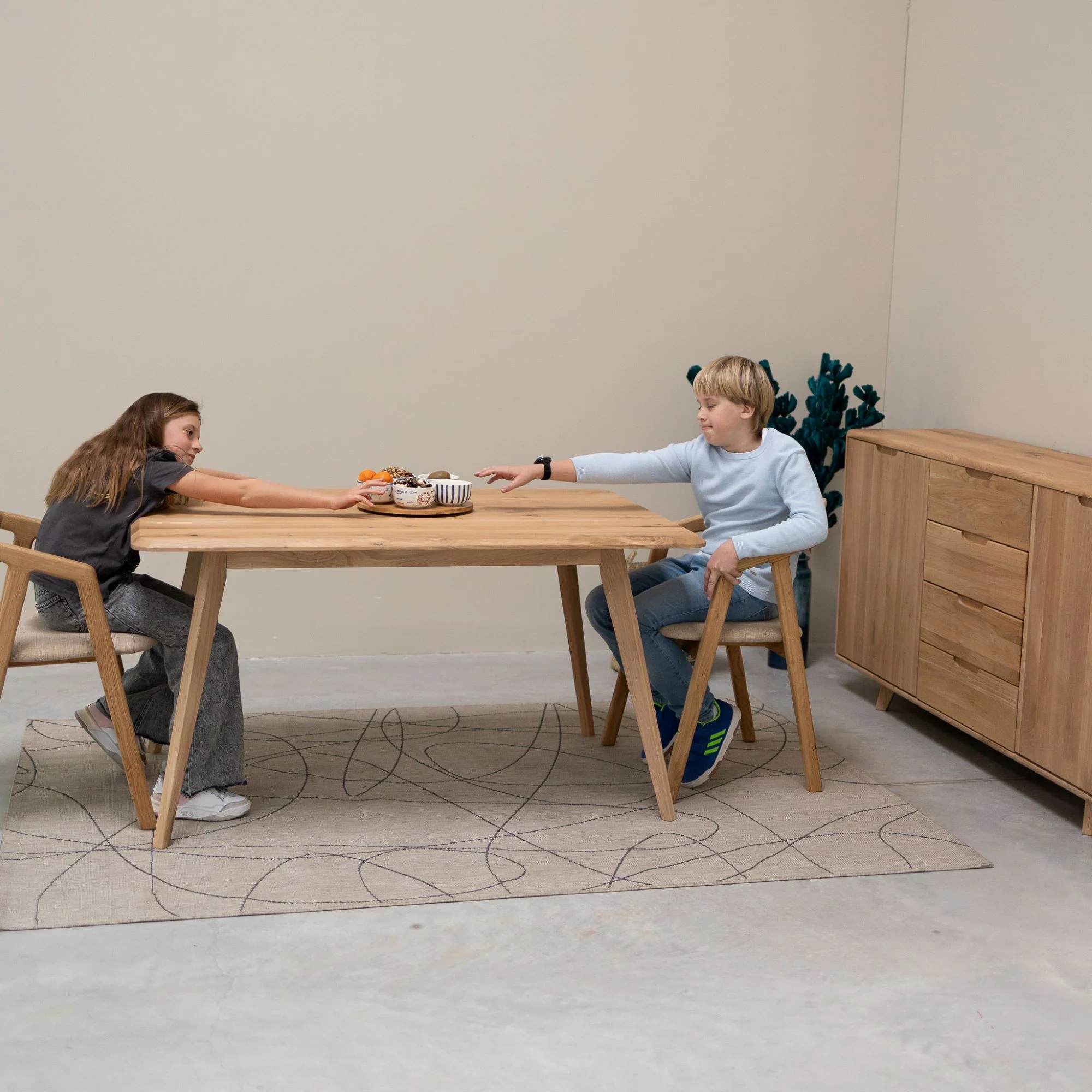 Mesa de comedor fija madera maciza SWEDEN | NordicStory - Image 9