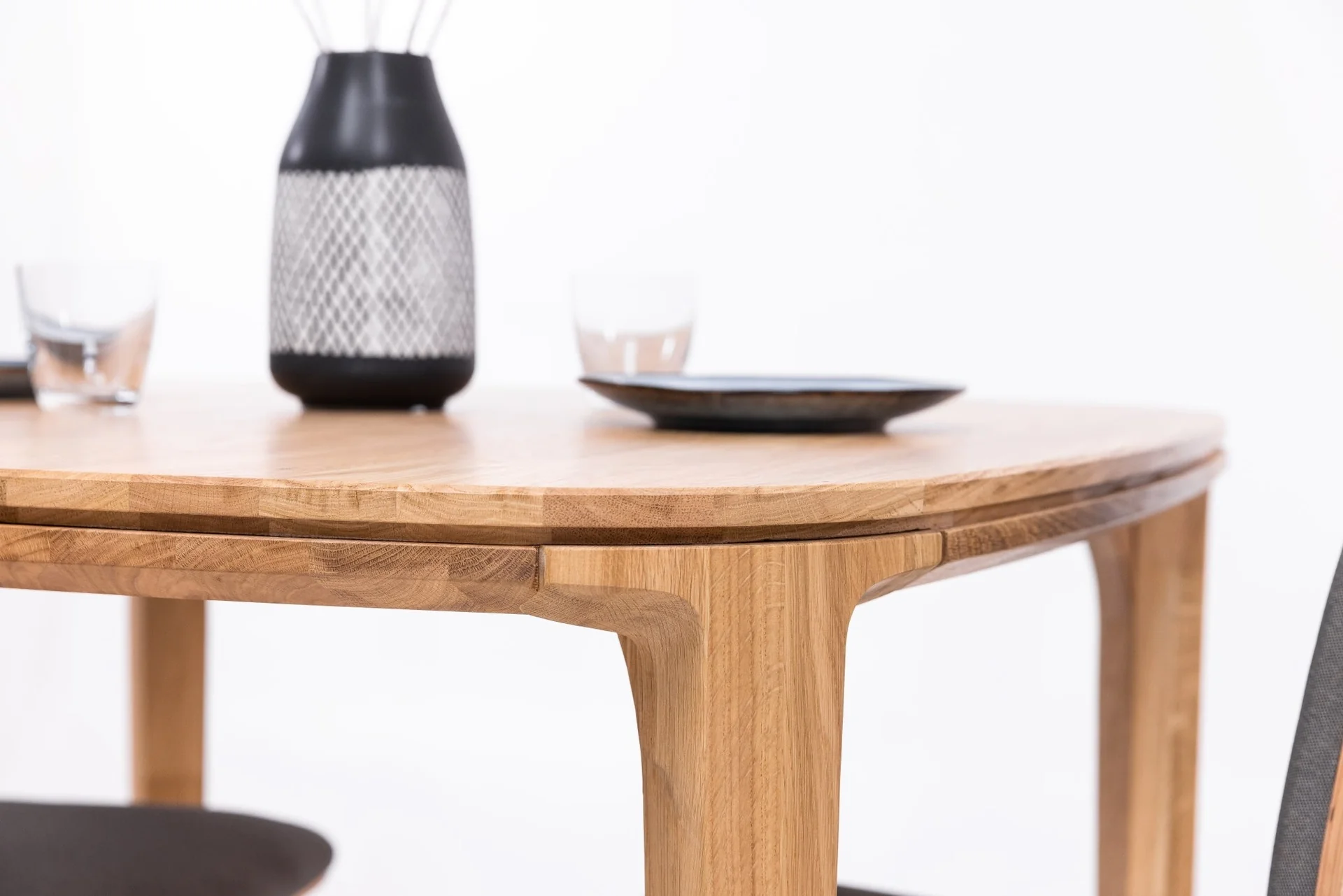 Mesa de comedor fija madera maciza haya o roble IKONA | VESKOR - Image 8