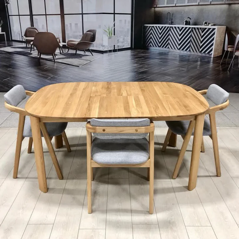 Mesa de comedor redonda extensible madera maciza roble Victoria | NordicStory - Image 10
