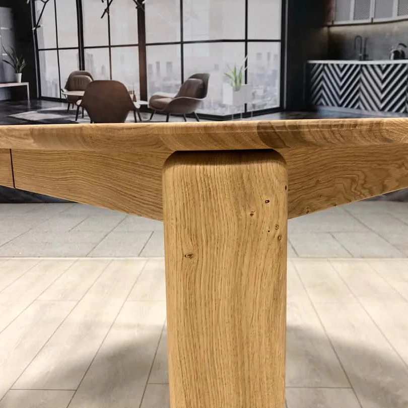 Mesa de comedor redonda extensible madera maciza roble Victoria | NordicStory - Image 5