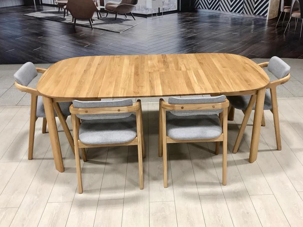 Mesa de comedor redonda extensible madera maciza roble Victoria | NordicStory - Image 7