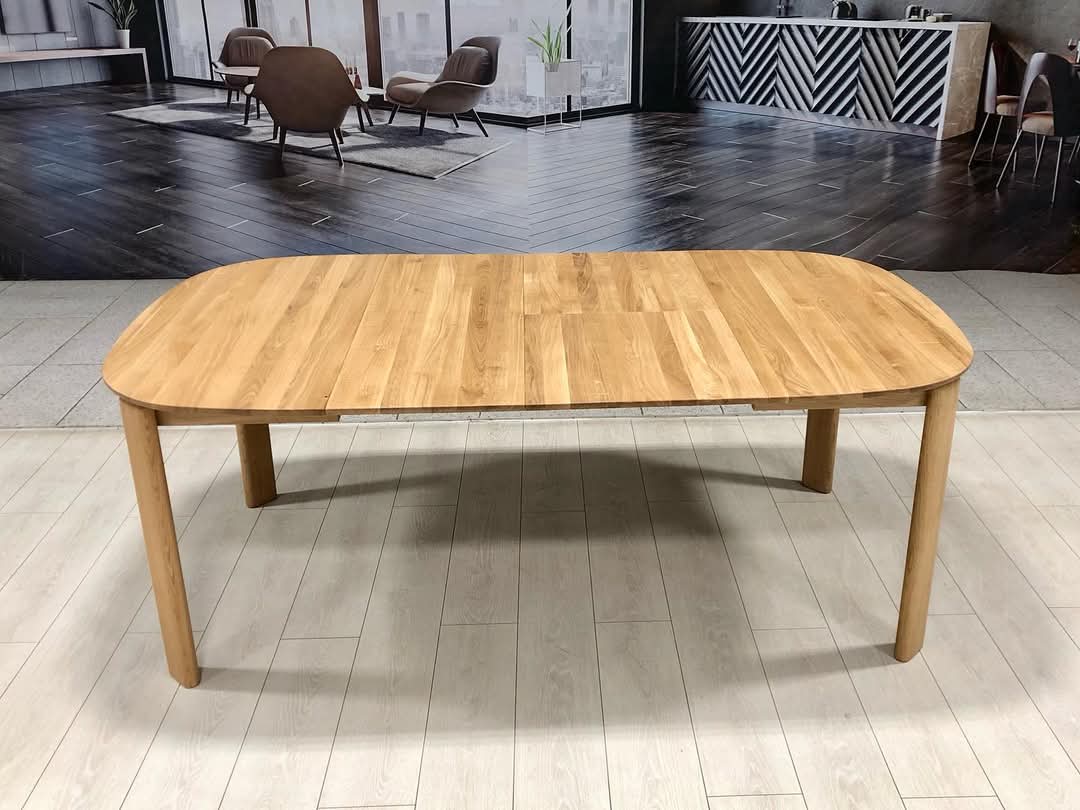 Mesa de comedor redonda extensible madera maciza roble Victoria | NordicStory - Image 8