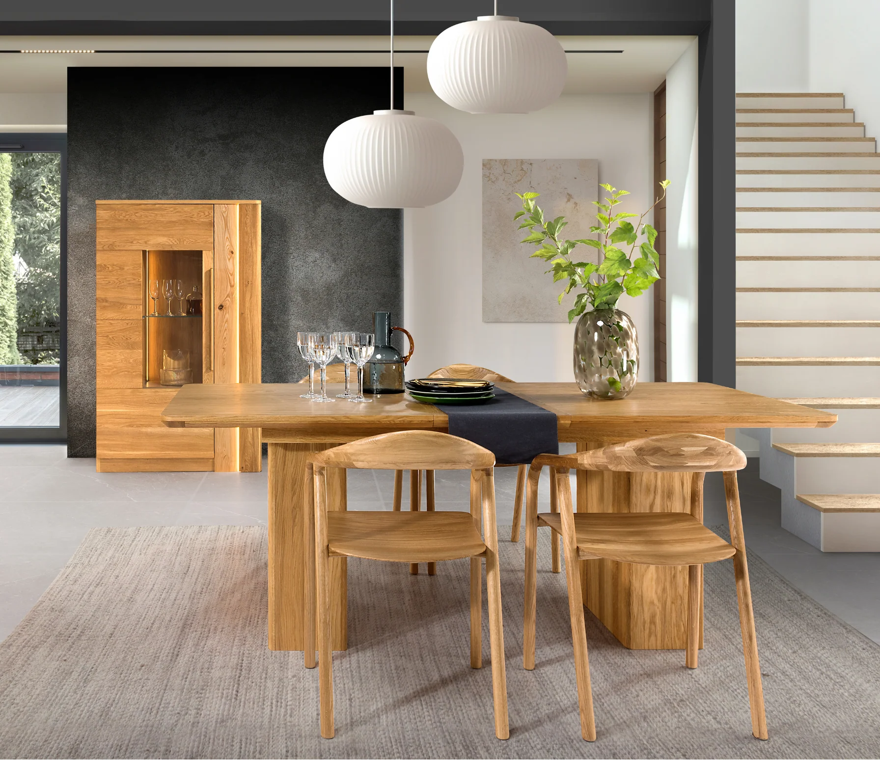 Mesa de comedor de madera roble LONDRES 40 | LoftStory - Image 6