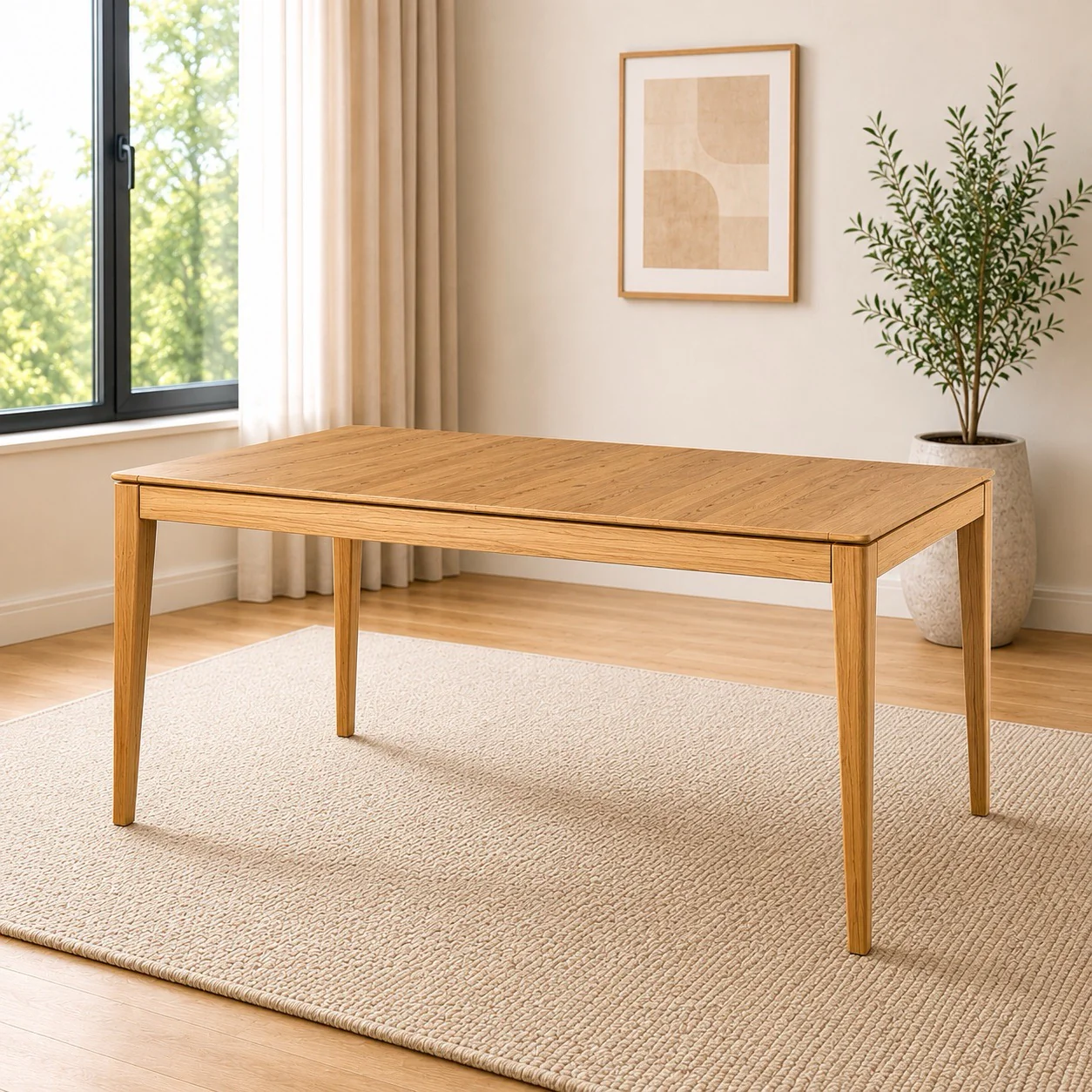 Mesa de comedor de madera roble MINURA 40 | LoftStory - Image 2