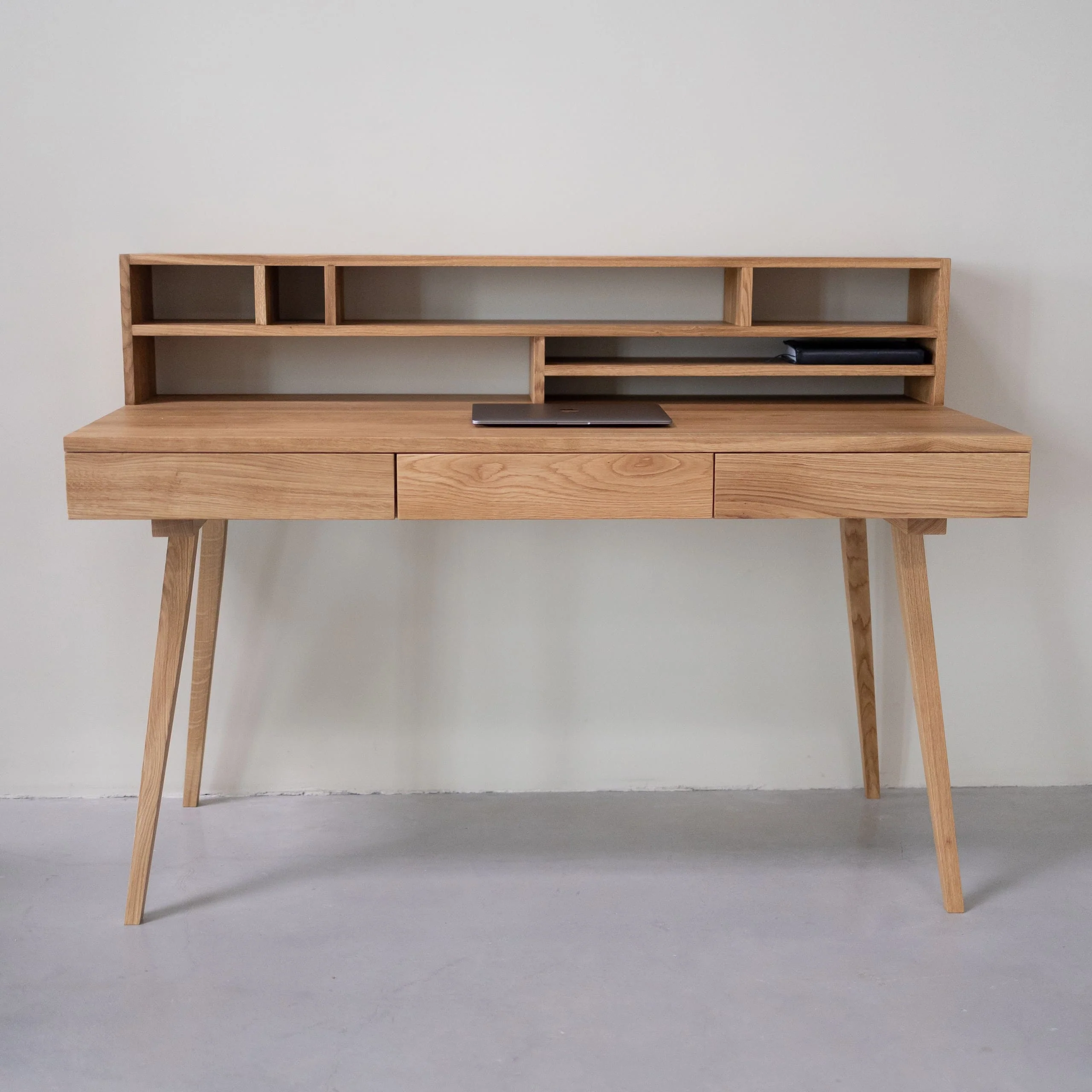 Mesa escritorio de madera maciza roble MALMO 2 | NordicStory - Image 11