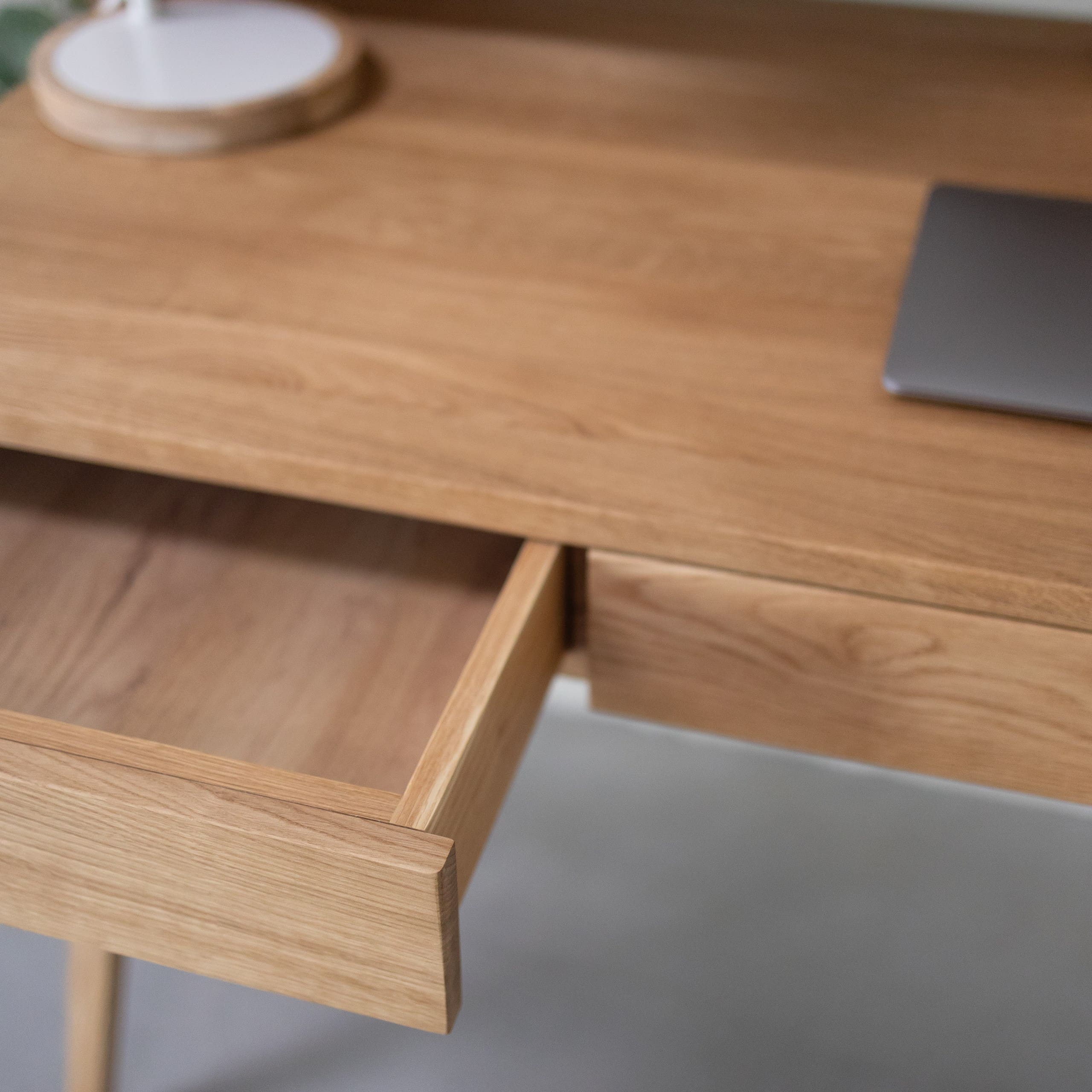 Mesa escritorio de madera maciza roble MALMO 2 | NordicStory - Image 8